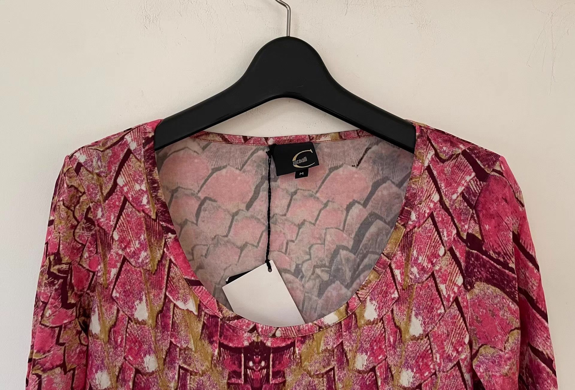 Just Cavalli Just Cavalli Pink Scale Print Top Ｑ21 Size M / US 6-8 / IT 42-44 - 3 Thumbnail