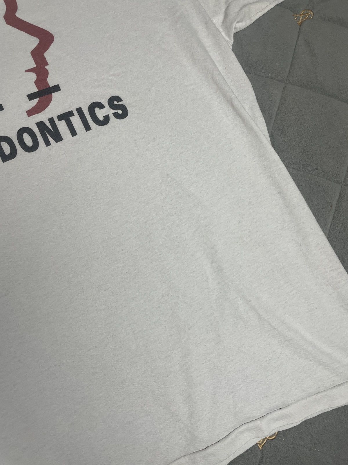 Hanes × Vintage Vintage orthodontics t-shirt Hanes 1980s Size US XL / EU 56 / 4 - 4 Thumbnail