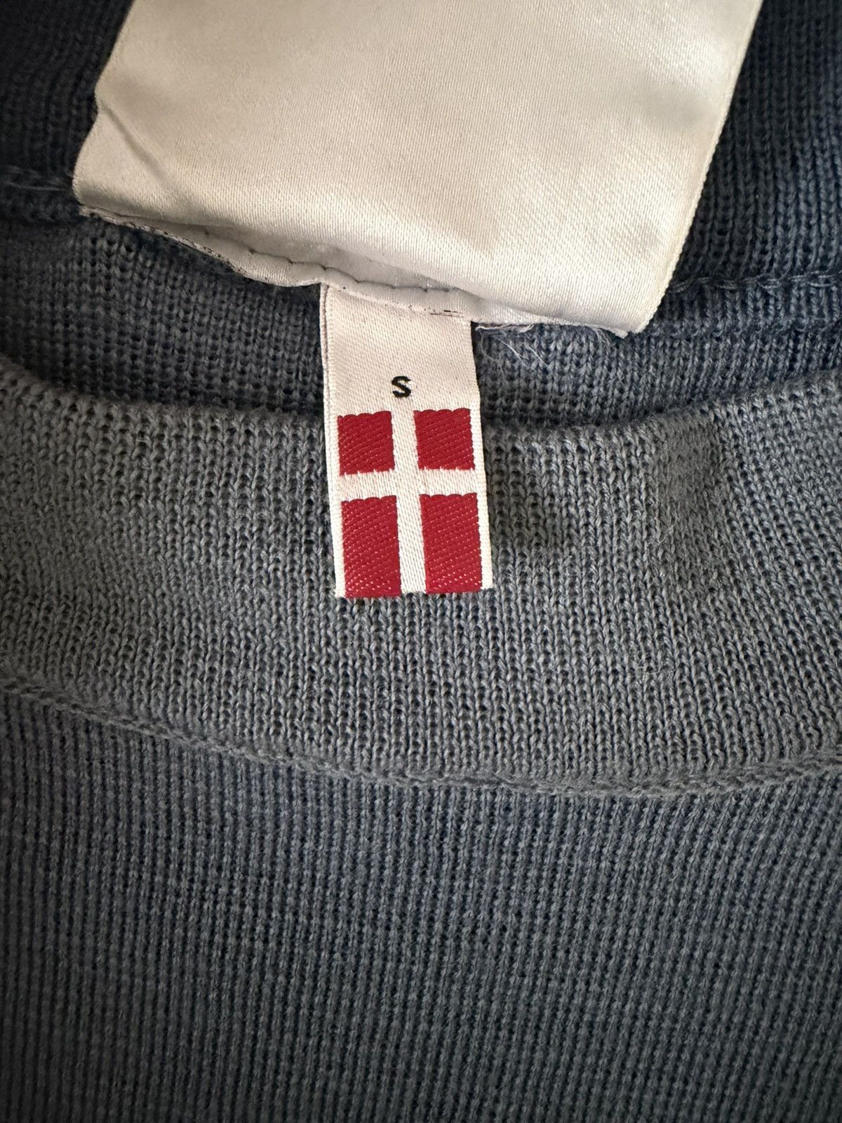 S.N.S. Herning SNS Herning navy wool crewneck longsleeve Size US S / EU 44-46 / 1 - 3 Thumbnail