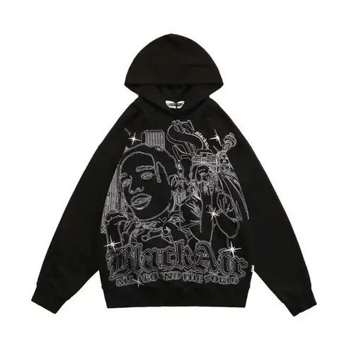 Other Hip Hop Embroidery Hoodie Size US L / EU 52-54 / 3 - 1 Thumbnail