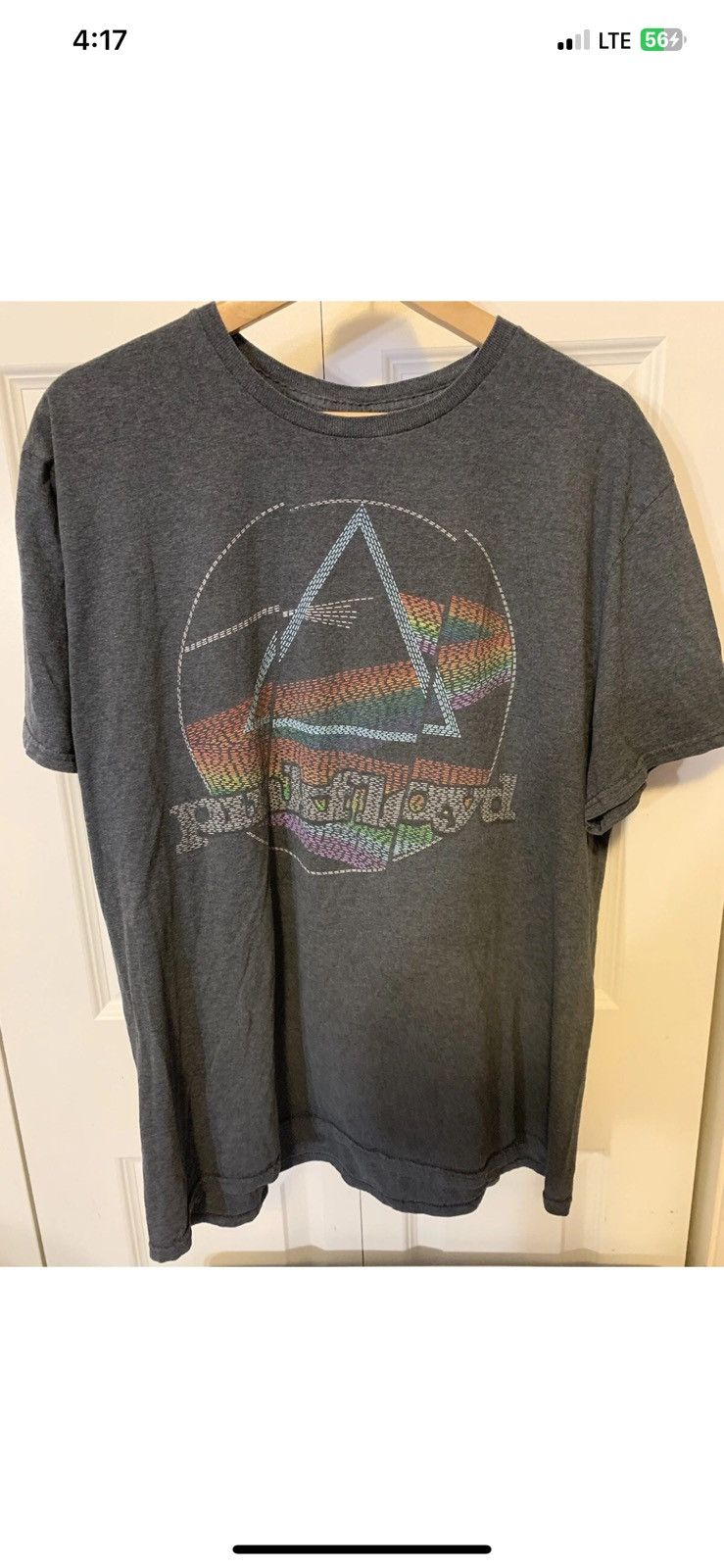 Other Pink floyd mens sz XL dark side of moon t shirt gray band Size US XL / EU 56 / 4 - 7 Thumbnail