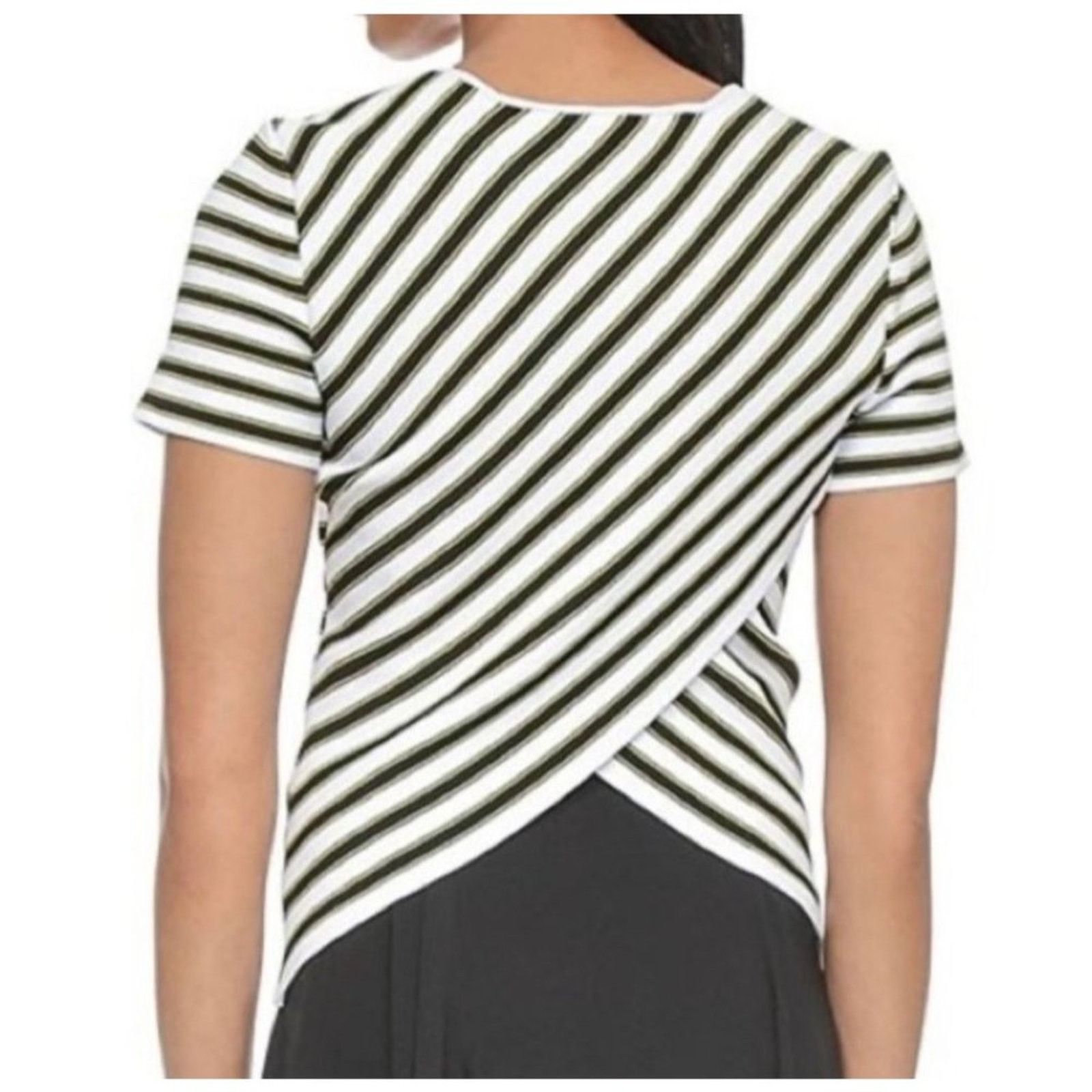 A.L.C. A.L.C Top Pullover White Black and Gold Short Sleeves Small Size S / US 4 / IT 40 - 1 Thumbnail