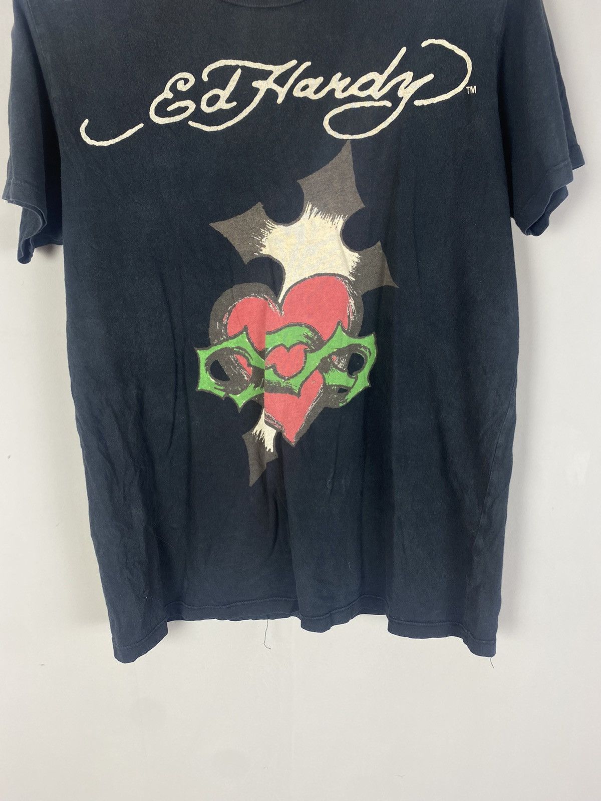 Ed Hardy Vintage Ed Hardy tee T-shirt polo big logo Size US M / EU 48-50 / 2 - 3 Thumbnail