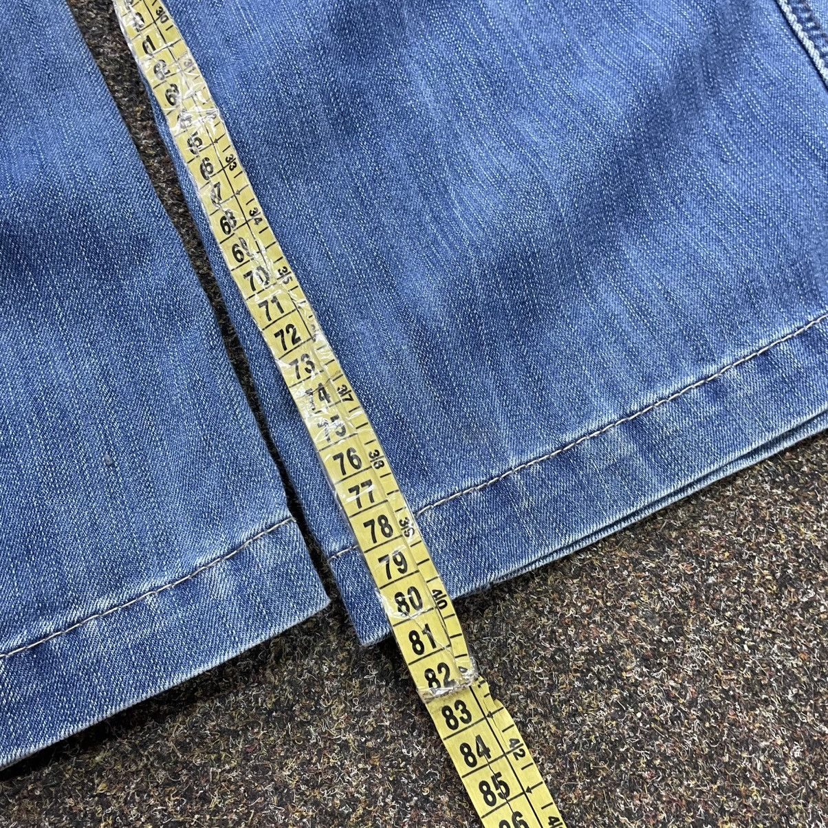 Vintage Y2K Vintage Baggy Wide Leg Jeans Faded Wash Skate Aesthetic Size 32" / US 10 / IT 46 - 7 Thumbnail