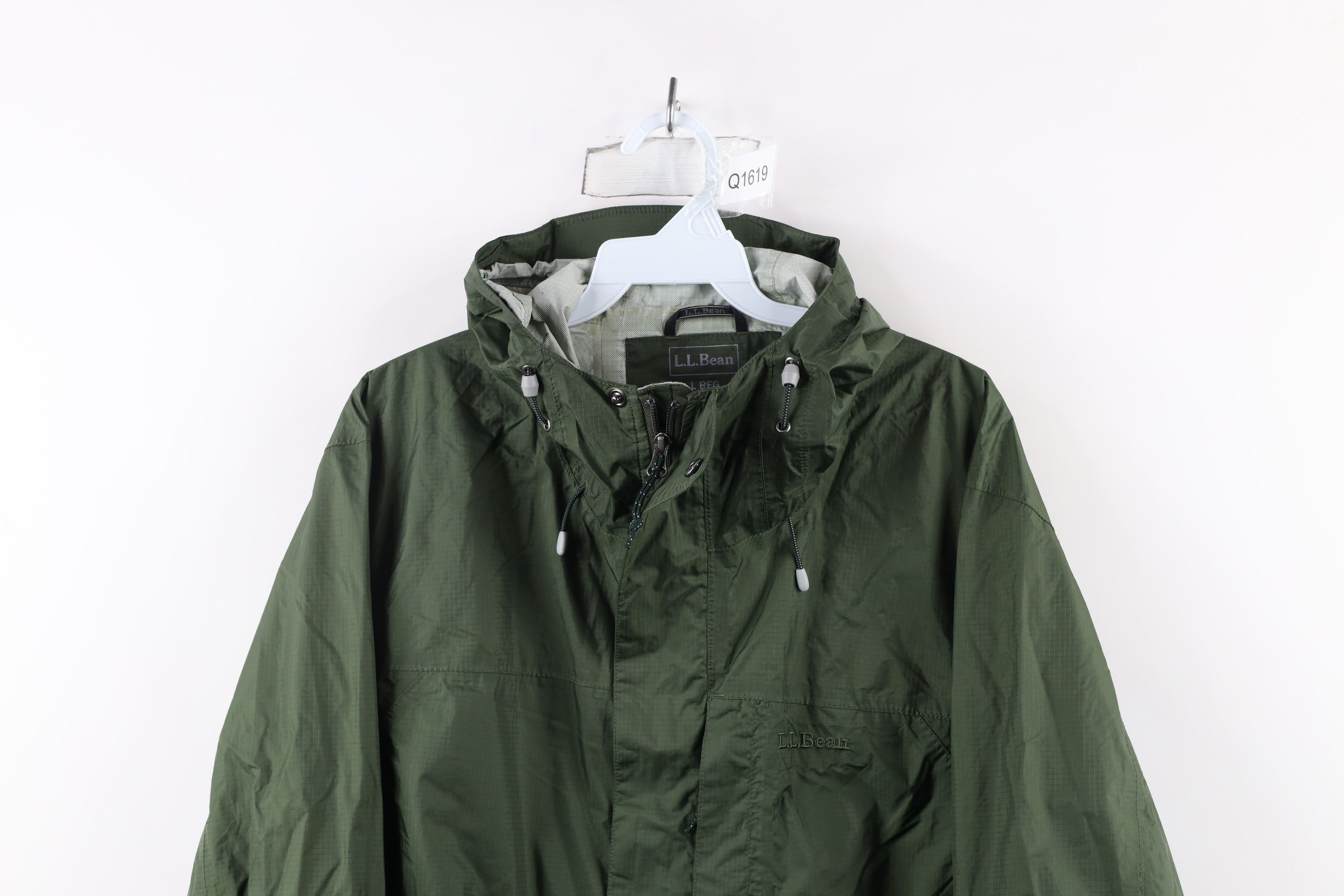 L.L. Bean × Vintage Vintage LL Bean Ripstop Waterproof Hooded Rain 