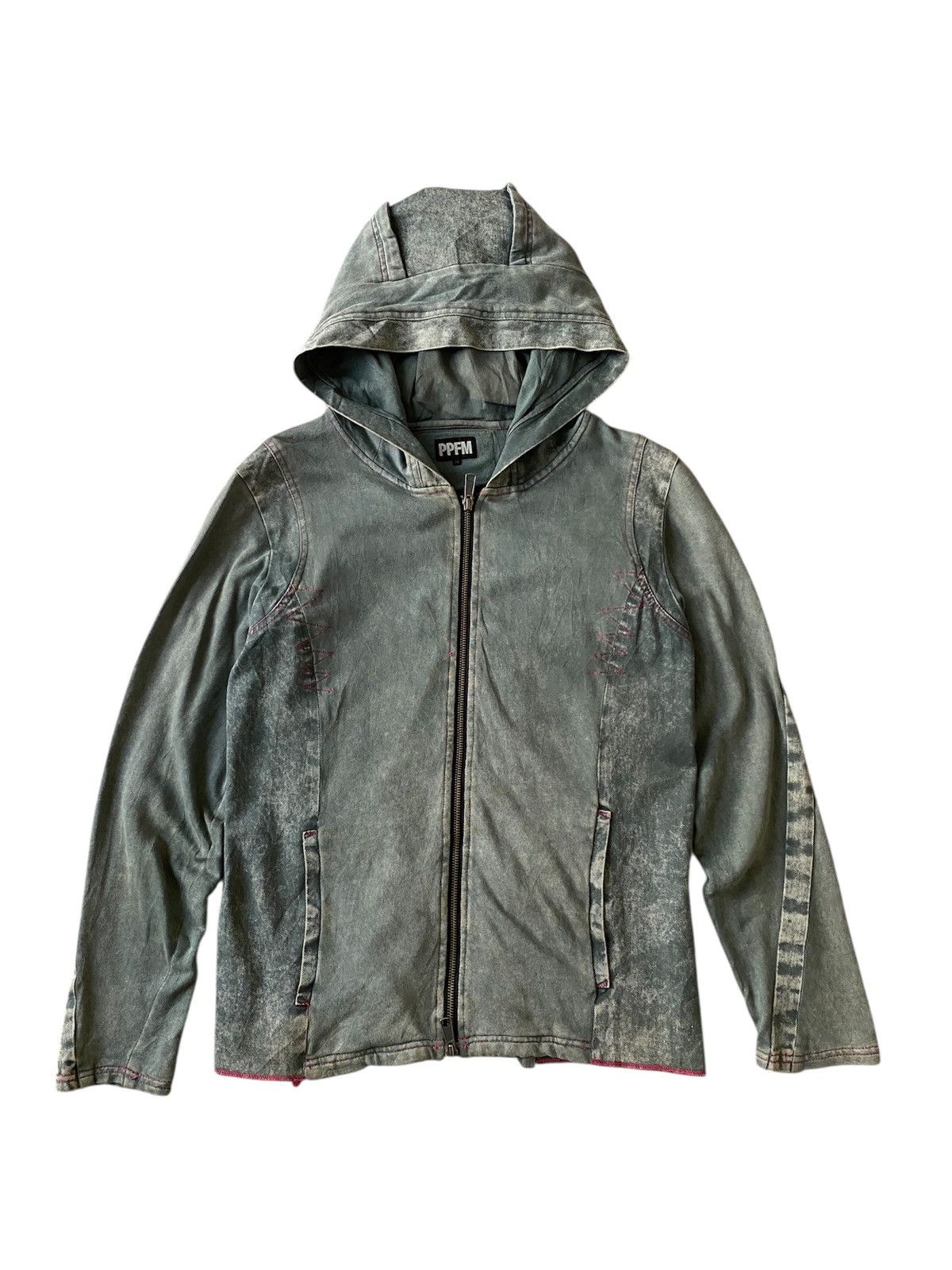PPFM PPFM Dinasour Lace Up Hoodie Design Size US M / EU 48-50 / 2 - 1 Thumbnail