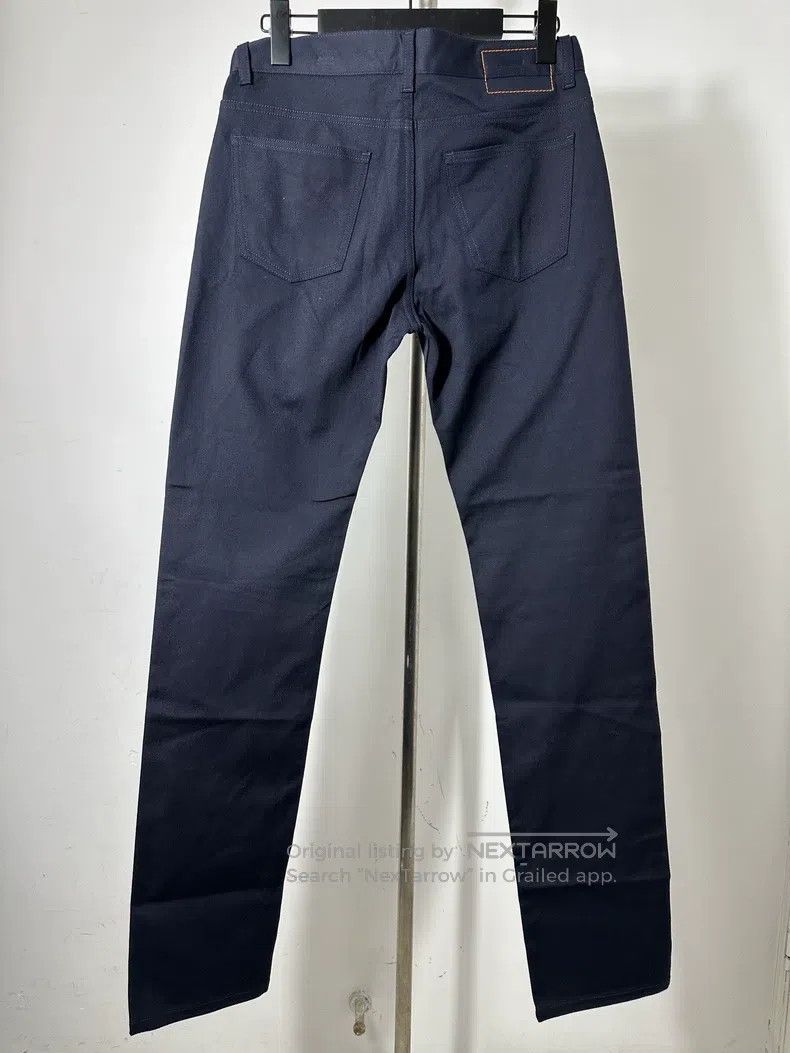 Hermes Hermes Autumn/Winter logo leather patch denim casual pants Size 26" / US 2 / IT 38 - 3 Thumbnail