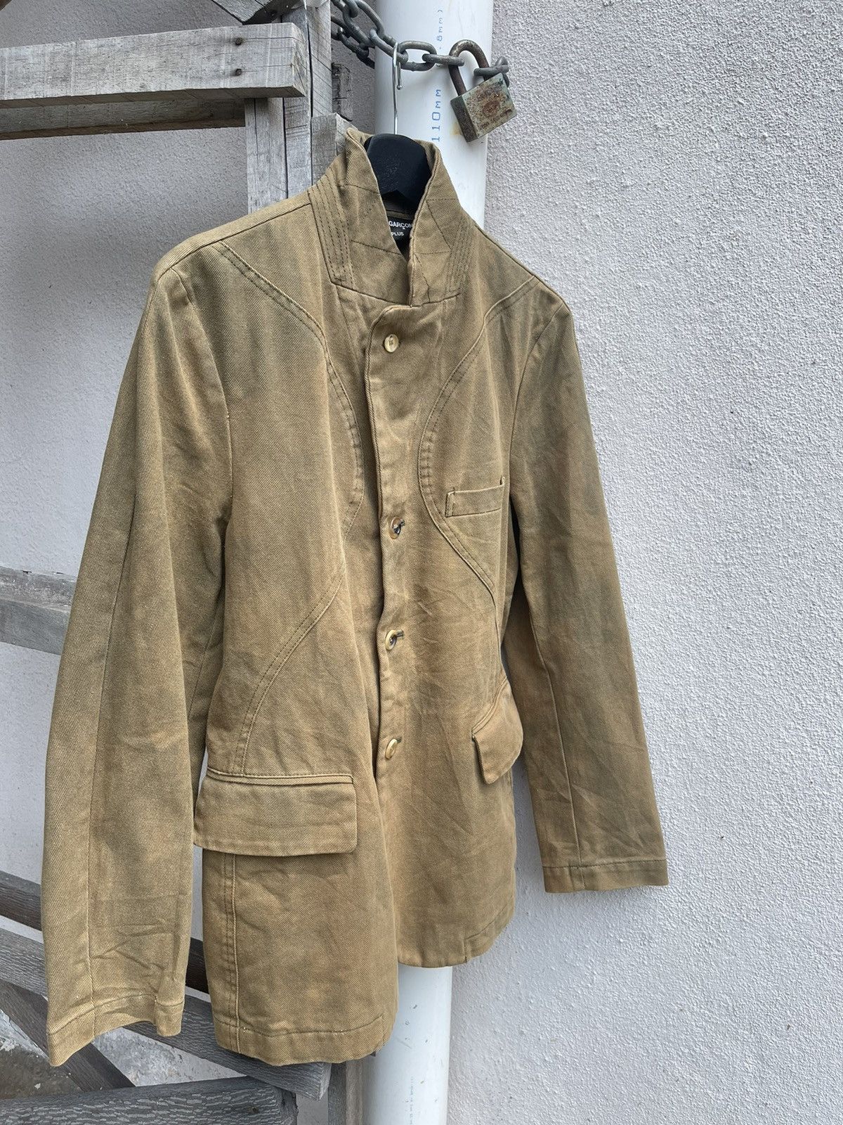 Comme des Garcons Homme Plus Comme des Garcons Homme Plus AW03 Runway Curve Tailored Size 38S - 4 Thumbnail