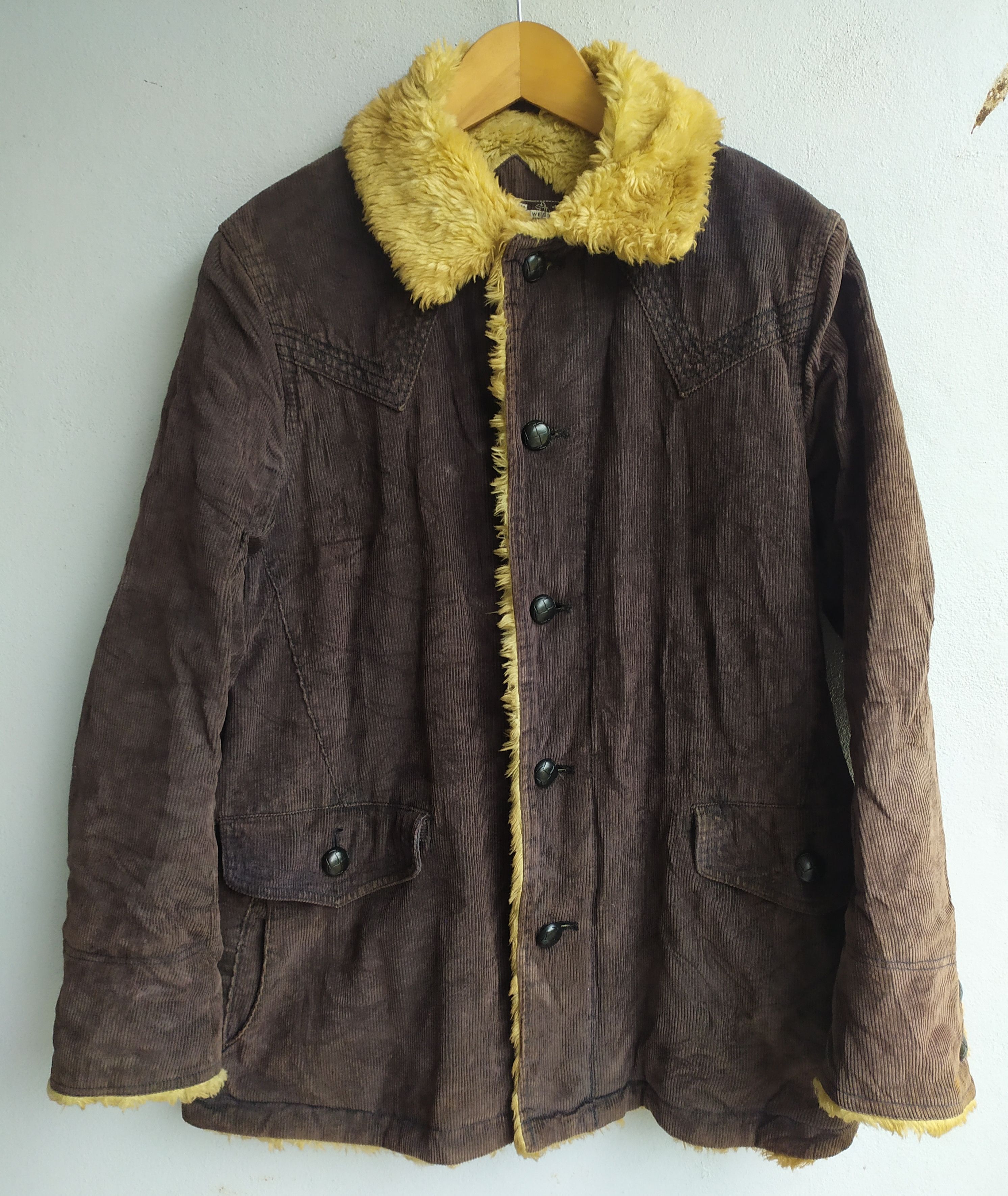 If Six Was Nine × Japanese Brand × Le Grande Bleu (L.G.B.) Japanese Brand Curduroy Fur Faded Jacket Size US M / EU 48-50 / 2 - 1 Thumbnail