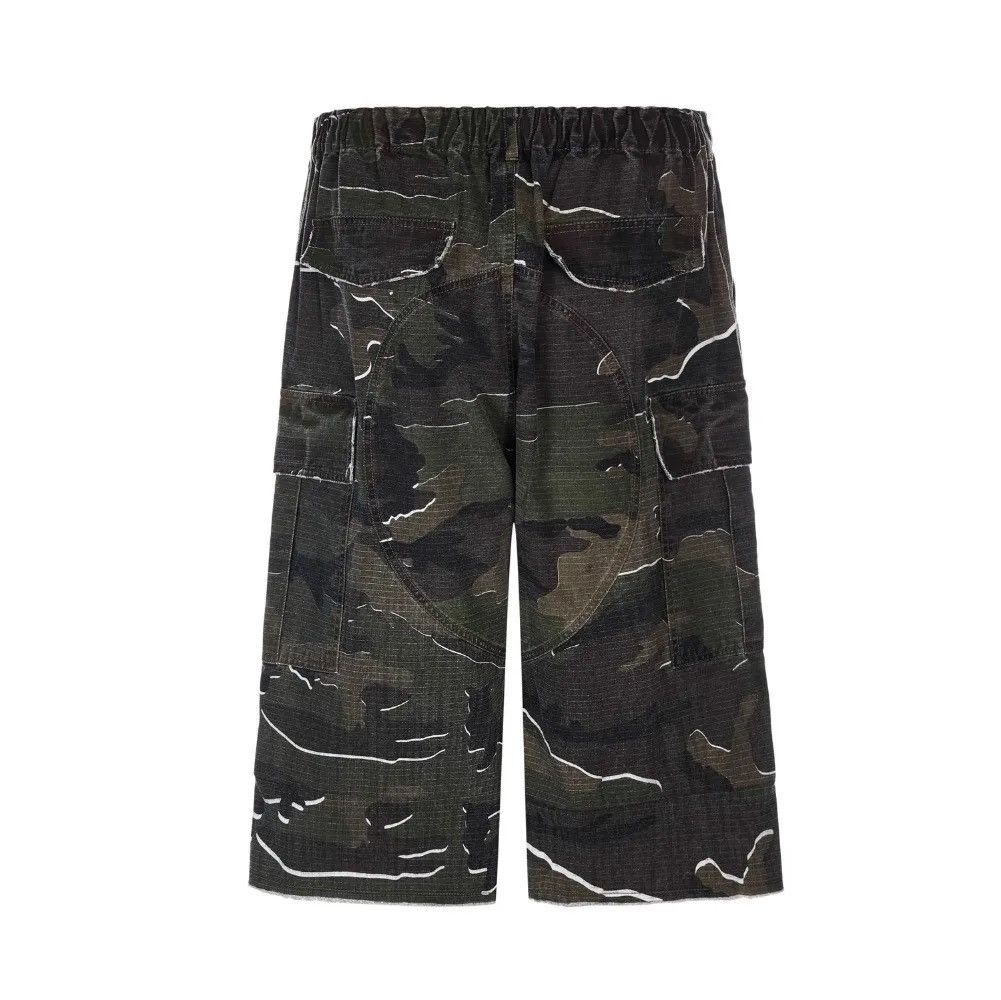 Vintage Streetwear Washed Retro Camouflage Baggy Jorts Shorts Size US 32 / EU 48 - 5 Thumbnail