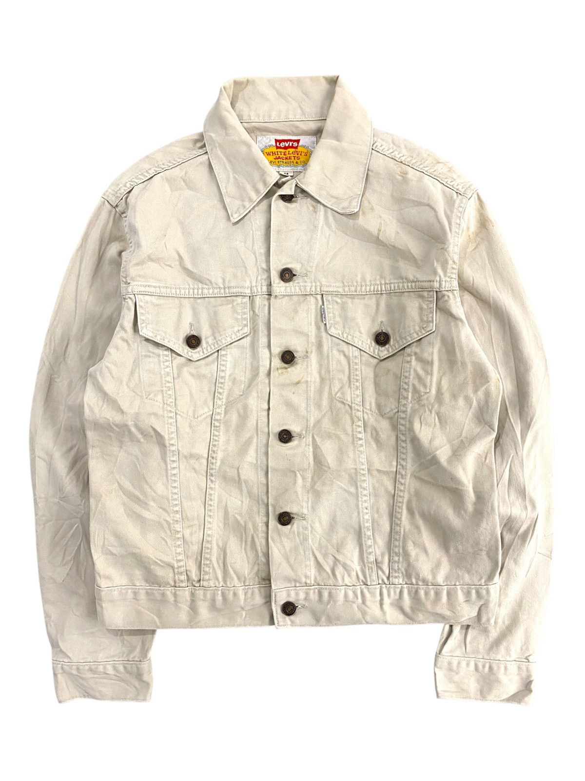 Levi's Vintage levis white jacket japan made Size US M / EU 48-50 / 2 - 1 Thumbnail