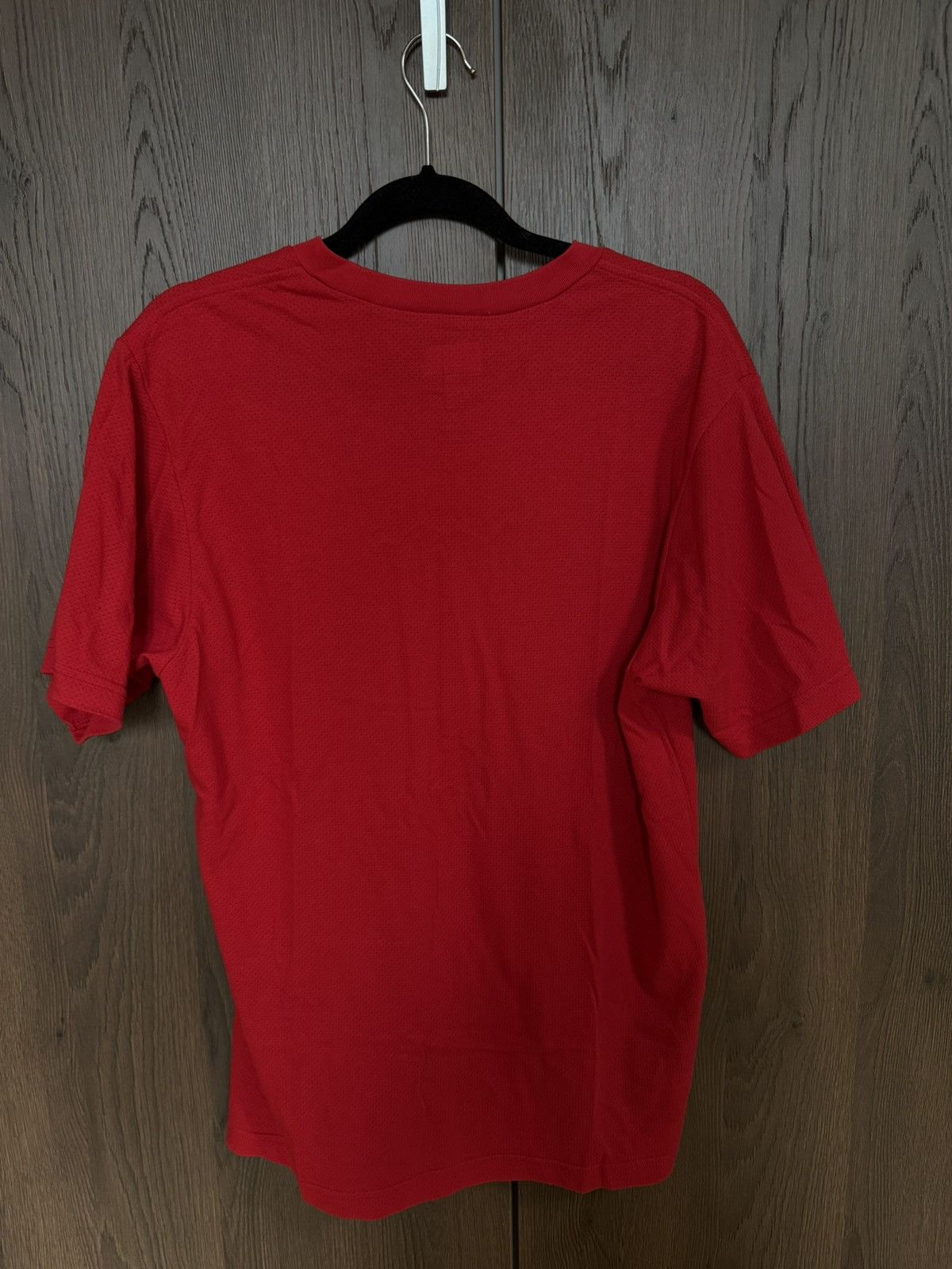 Supreme Supreme 2018 S/S Arc Logo T-shirt Red Mesh Size US M / EU 48-50 / 2 - 6 Thumbnail