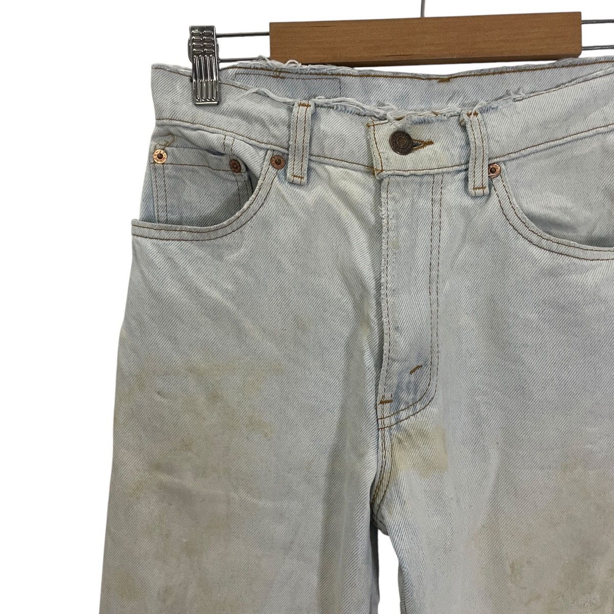 Levi's Vintage Levis 610-0217 Distressed Denim Size US 27 - 3 Thumbnail