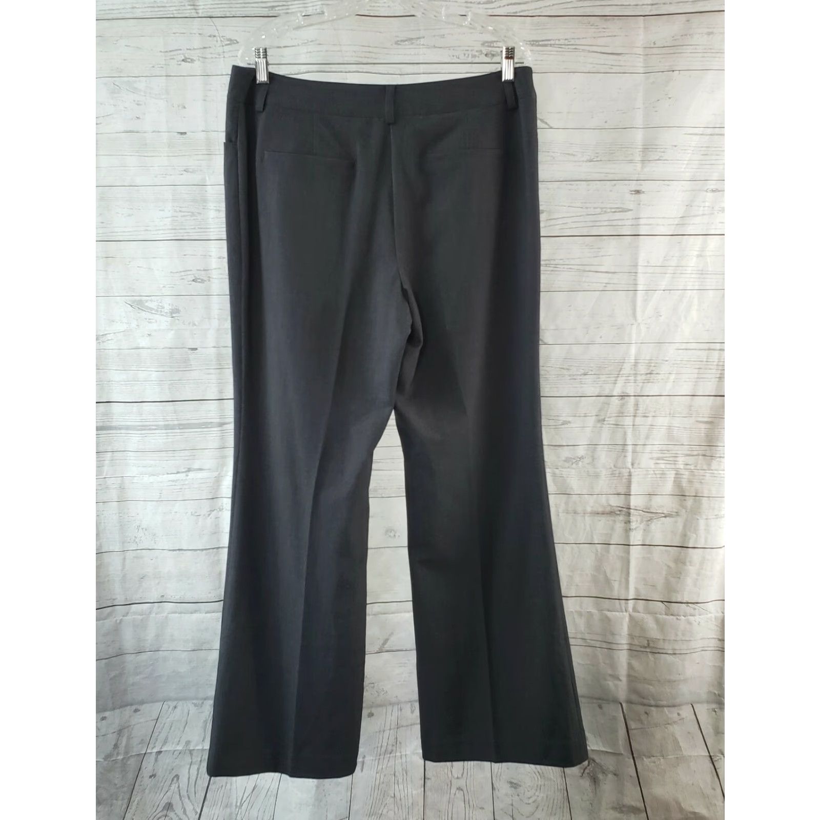 Vintage Chico's Womens Trouser Pants 10 Gray Mid Rise Polyester Blend Dress Pants Women size 10 Gray Polyester Blend Mid Rise 30in Inseam Mens? Women? Size 32" / US 10 / IT 46 - 3 Thumbnail