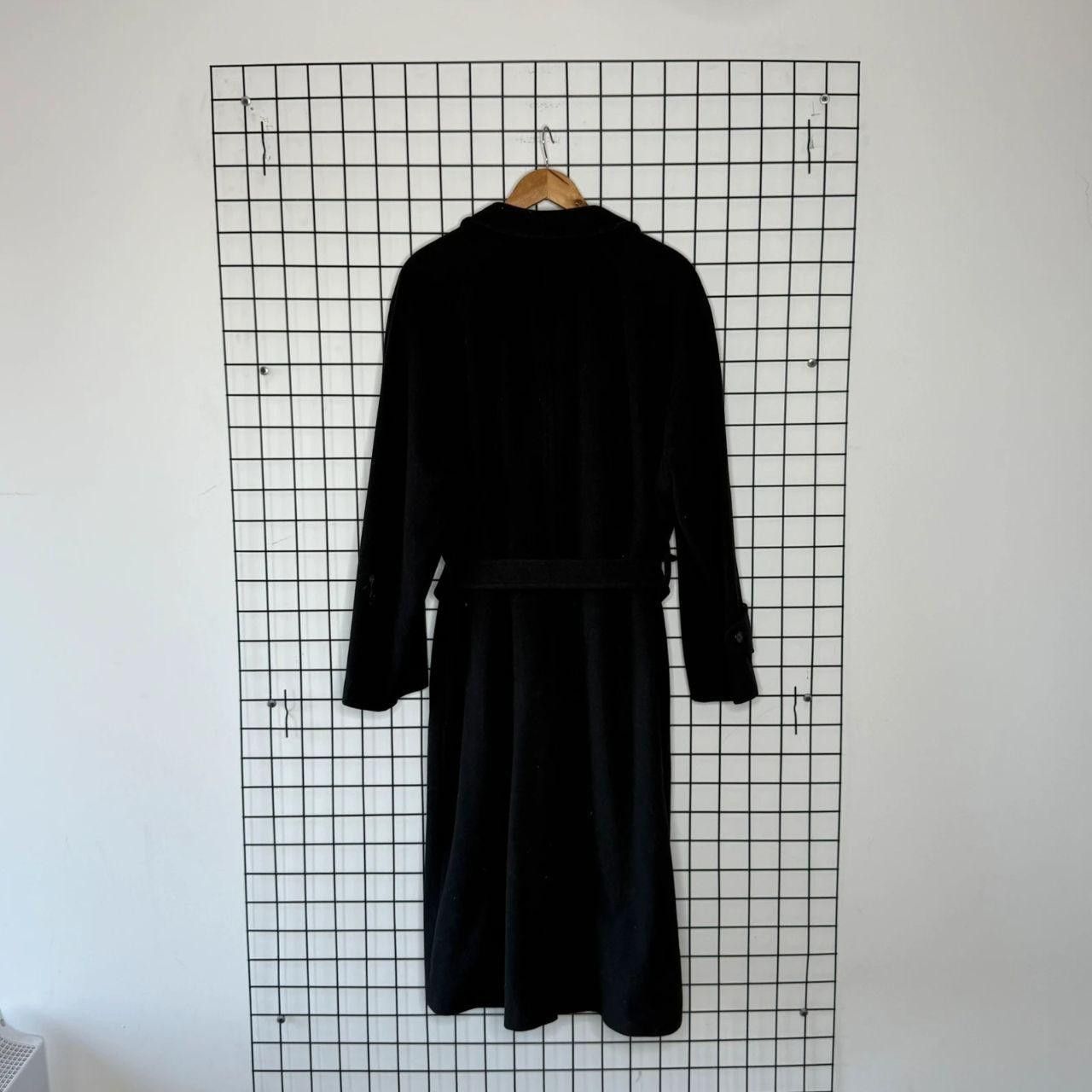 Vintage Vintage 90s Pure Wool Coat Trench Long Grey Size US M / EU 48-50 / 2 - 2 Thumbnail