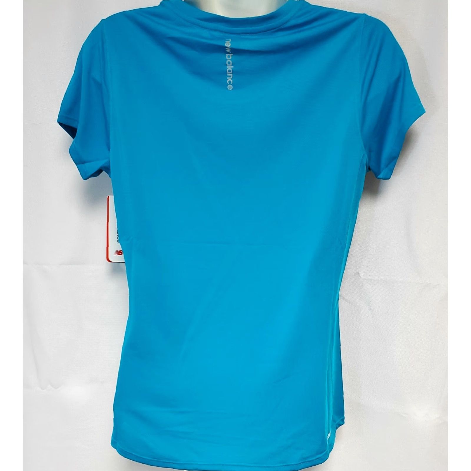 New Balance Womens New Balance Accelerate Shirt MLE Ocean Blue NB DRY Short Sleeve Shirt Size S / US 4 / IT 40 - 3 Thumbnail