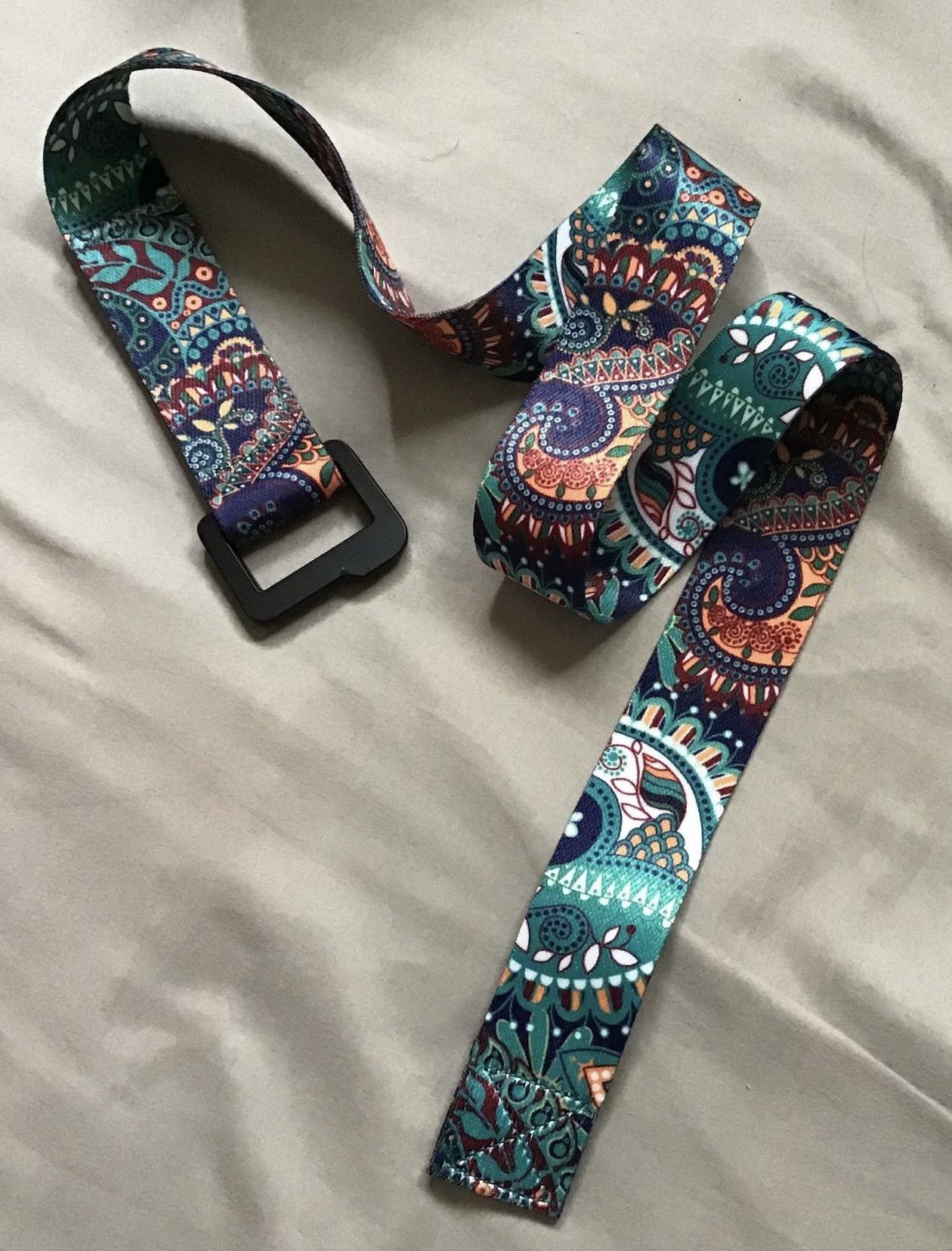Japanese Brand × Vintage Retro fashion aesthetic colourful paisley belt y2k Size ONE SIZE - 3 Thumbnail