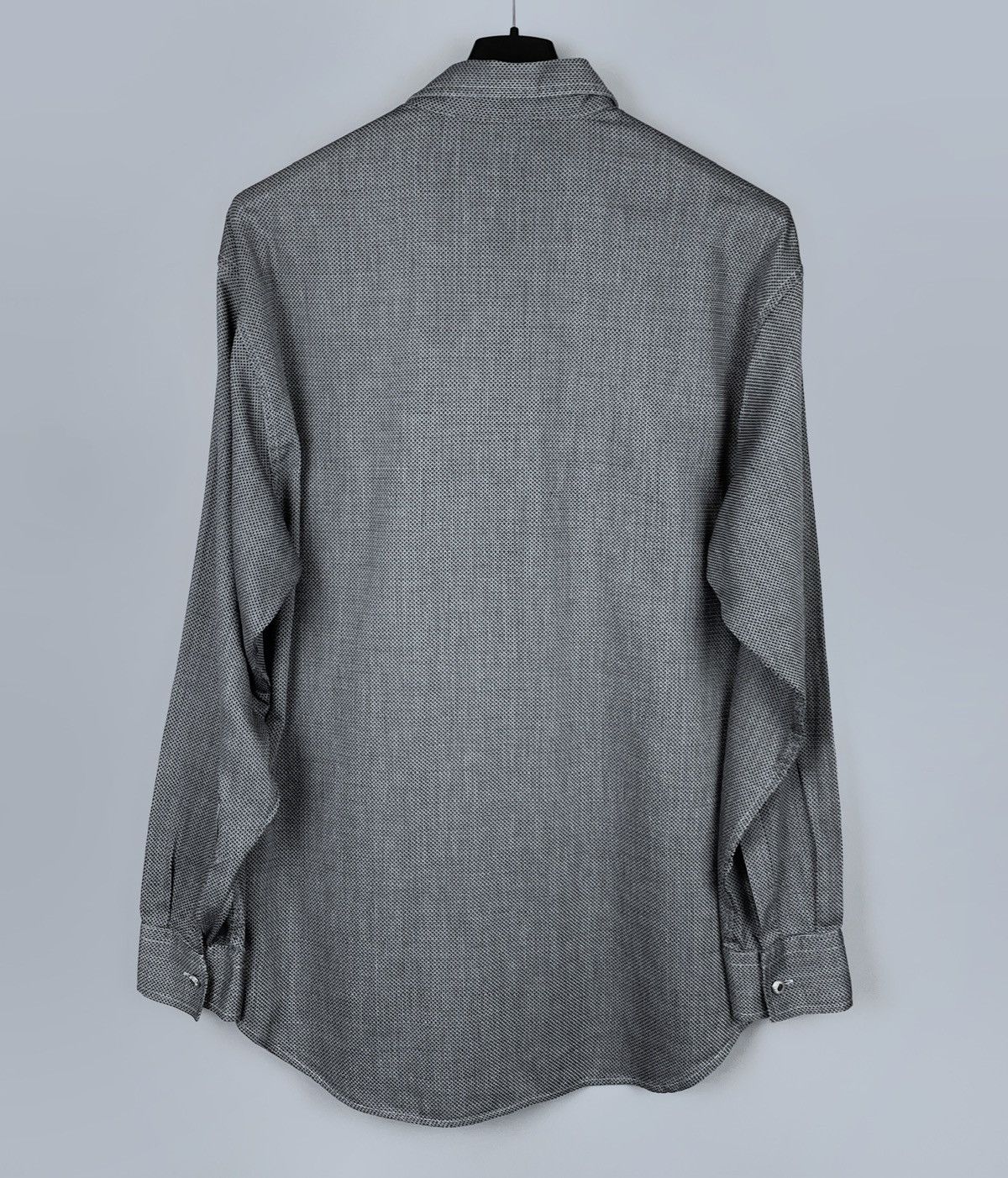 Versace Vintage 90s Versace Classic V2 LS Metallic Button Shirt L Size US L / EU 52-54 / 3 - 4 Thumbnail