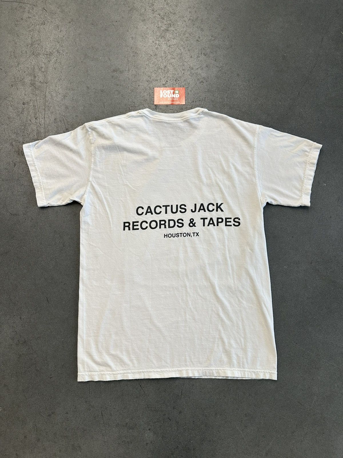 Travis Scott Travis Scott Cactus Jack Records & Tapes Tee | Grailed