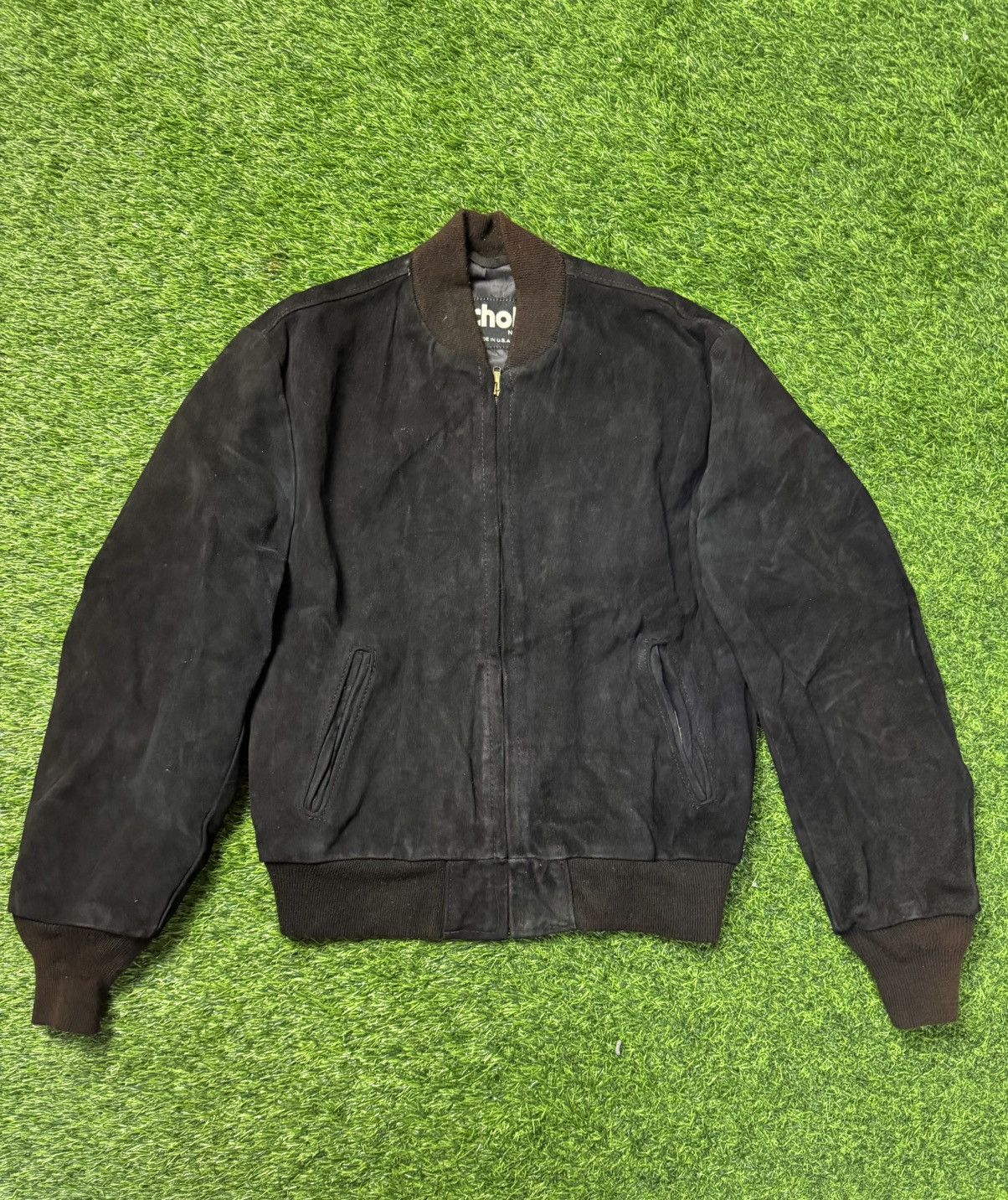 Schott schott - suede leather jacket made in usa Size US M / EU 48-50 / 2 - 2 Thumbnail