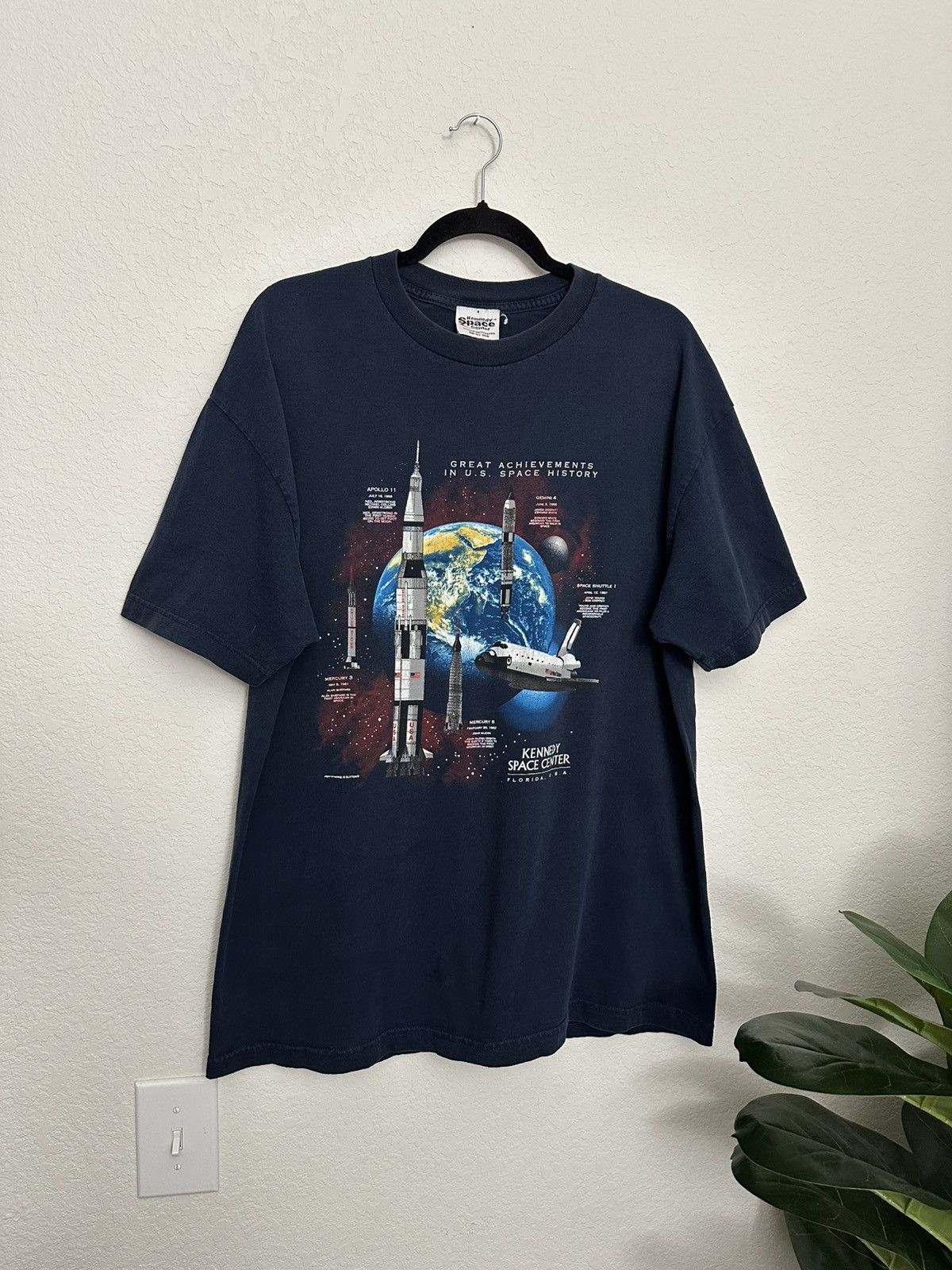 Vintage Vintage Y2K Kennedy Space Center Florida Great Achievement Size US XL / EU 56 / 4 - 2 Thumbnail