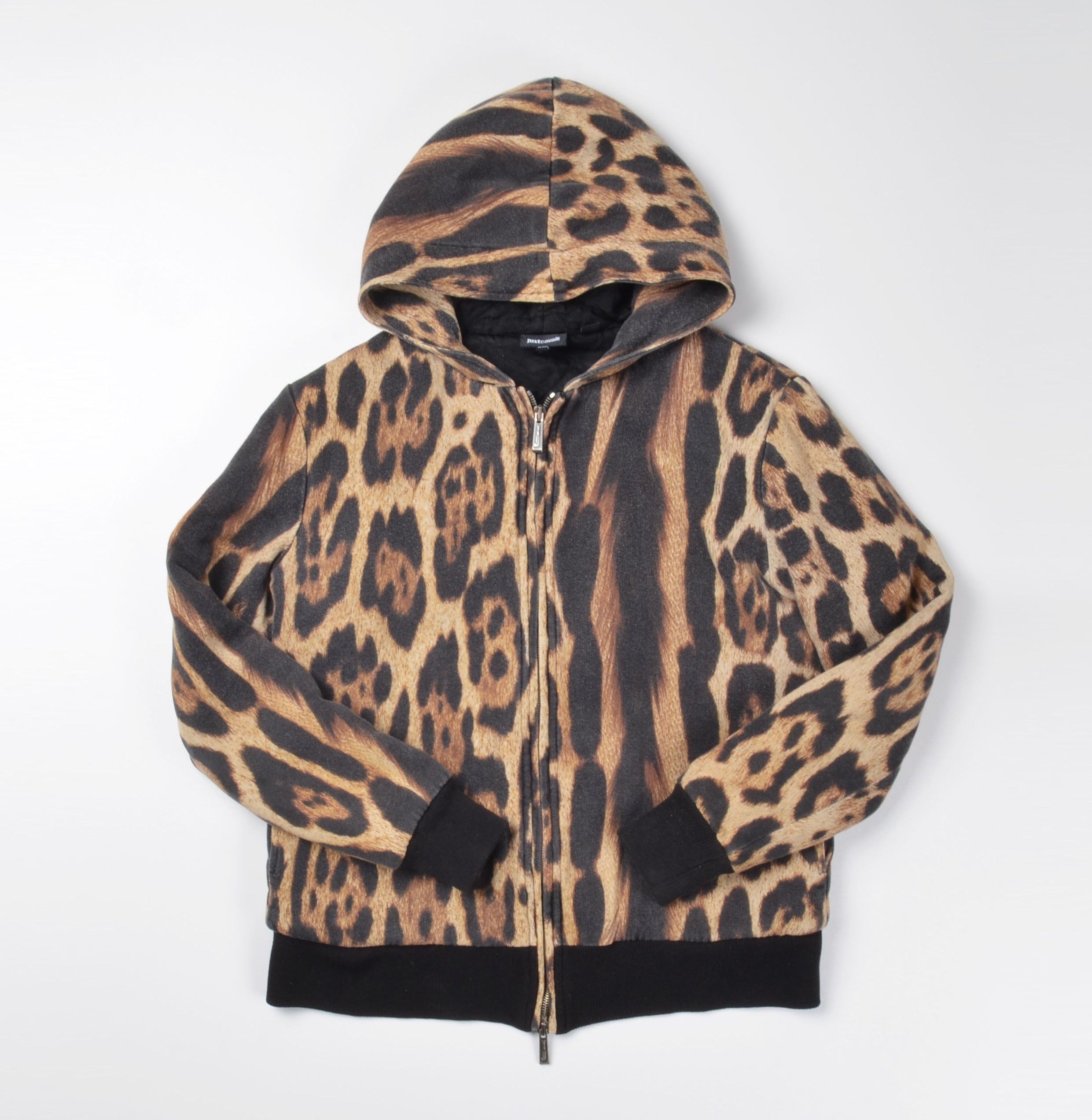Just Cavalli Vintage Just Cavalli Y2K Leopard Iconic Long Sleeve Hoodie Size XXS / US 00 / IT 34 - 1 Thumbnail