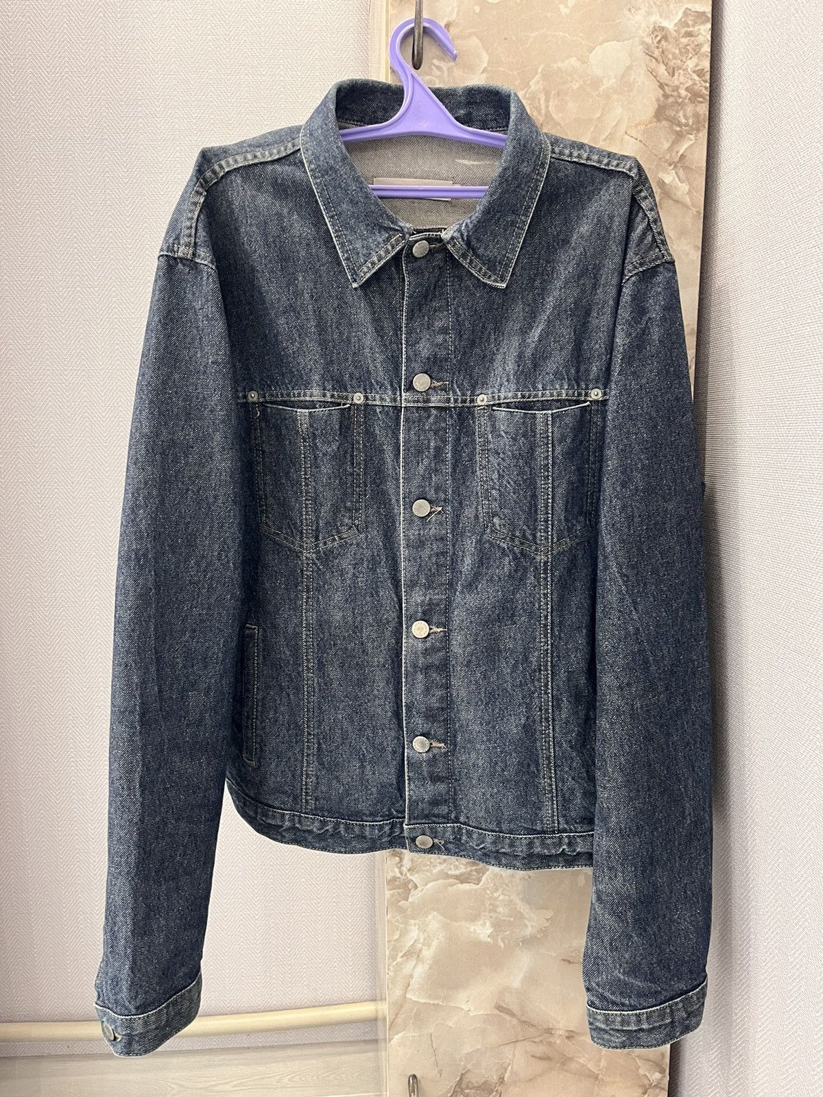 Vintage John Rocha Denim Jacket workwear Size US XL / EU 56 / 4 - 4 Thumbnail