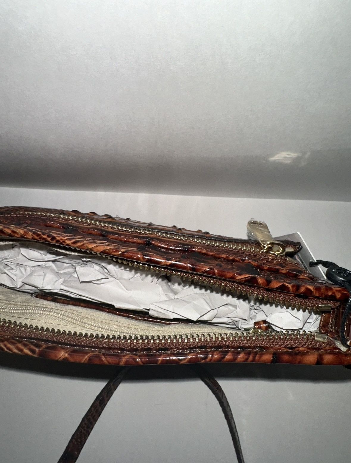 BRAHMIN BRAHMIN Vida Crossbody NEW Pecan Melbourne Genuine Leather Size ONE SIZE - 3 Thumbnail
