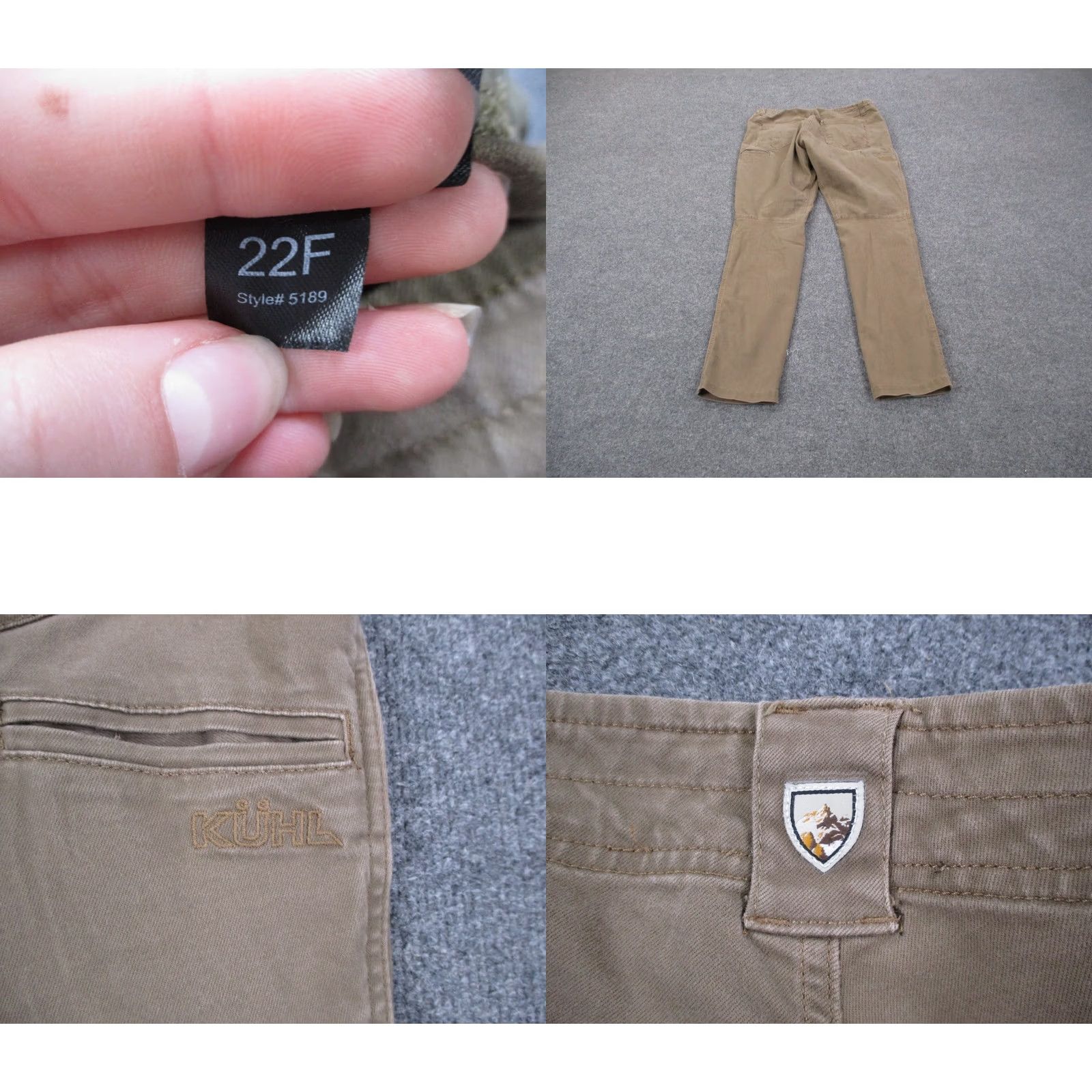 Vintage Kuhl Pants Mens 31 X 34 Beige Revolt Rock Climbing Hiking Workwear Carpenter Pants Mens Beige Kuhl Rock Climbing Workwear Pants Size US 32 / EU 48 - 9 Thumbnail