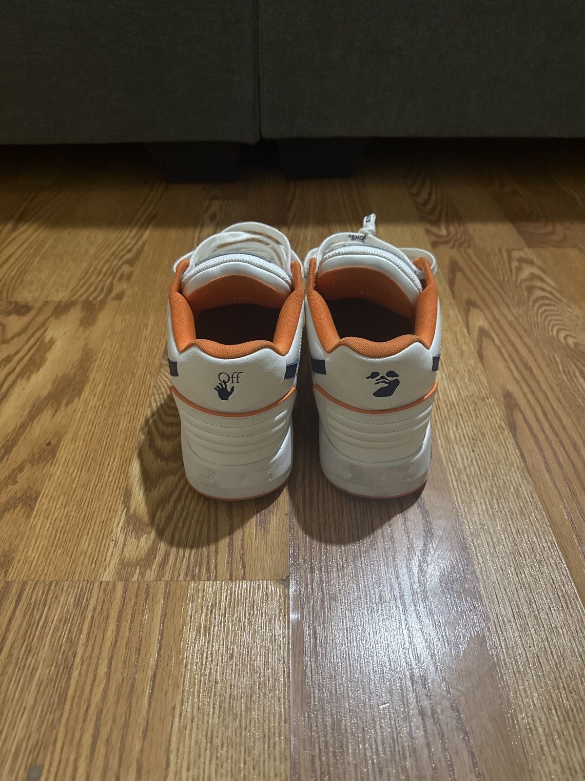 Off-White Out Of Office Outlined Orange Purple Off-White Size US 12 / EU 45 - 6 Thumbnail