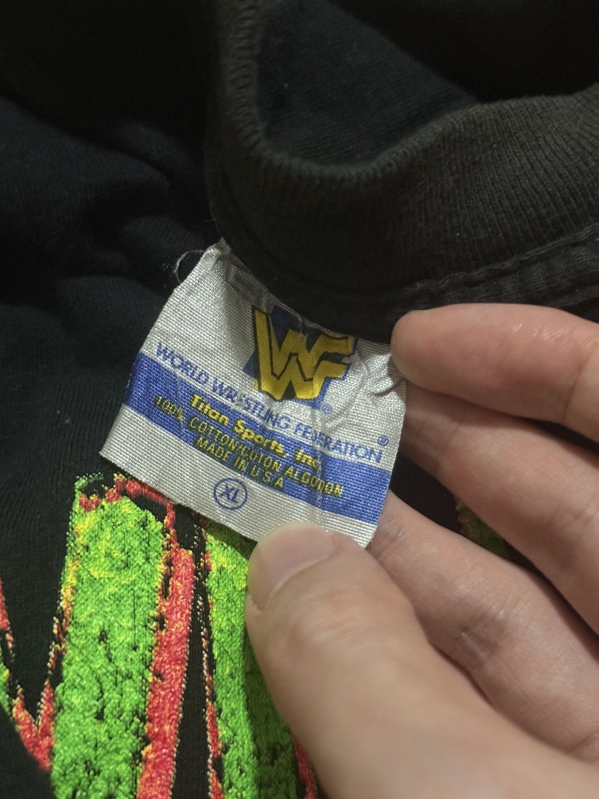 Vintage Vintage 90s WWF Marc Mero& Sable Wrestling T-Shirt Size US XL / EU 56 / 4 - 3 Thumbnail