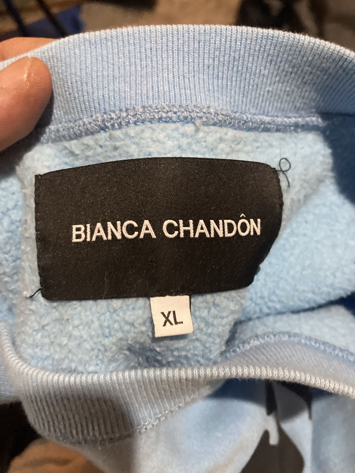 BIANCA CHANDON Bianca Chandon Lover Crewneck Sweater Light Blue Size US XL / EU 56 / 4 - 3 Thumbnail