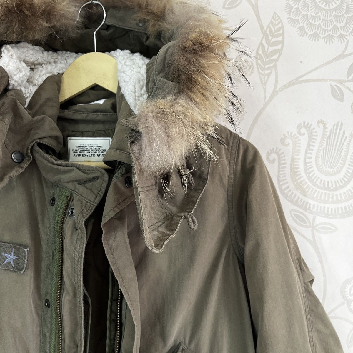 Alpha Industries Avirex Alpha Industries Hood Fur Ruff Long Parka Jacket Size US M / EU 48-50 / 2 - 7 Thumbnail