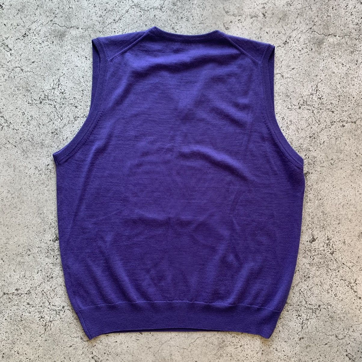 Vintage Vintage Yves Saint Laurent Knitted Vest rive gauche Y2K Size US XL / EU 56 / 4 - 7 Thumbnail
