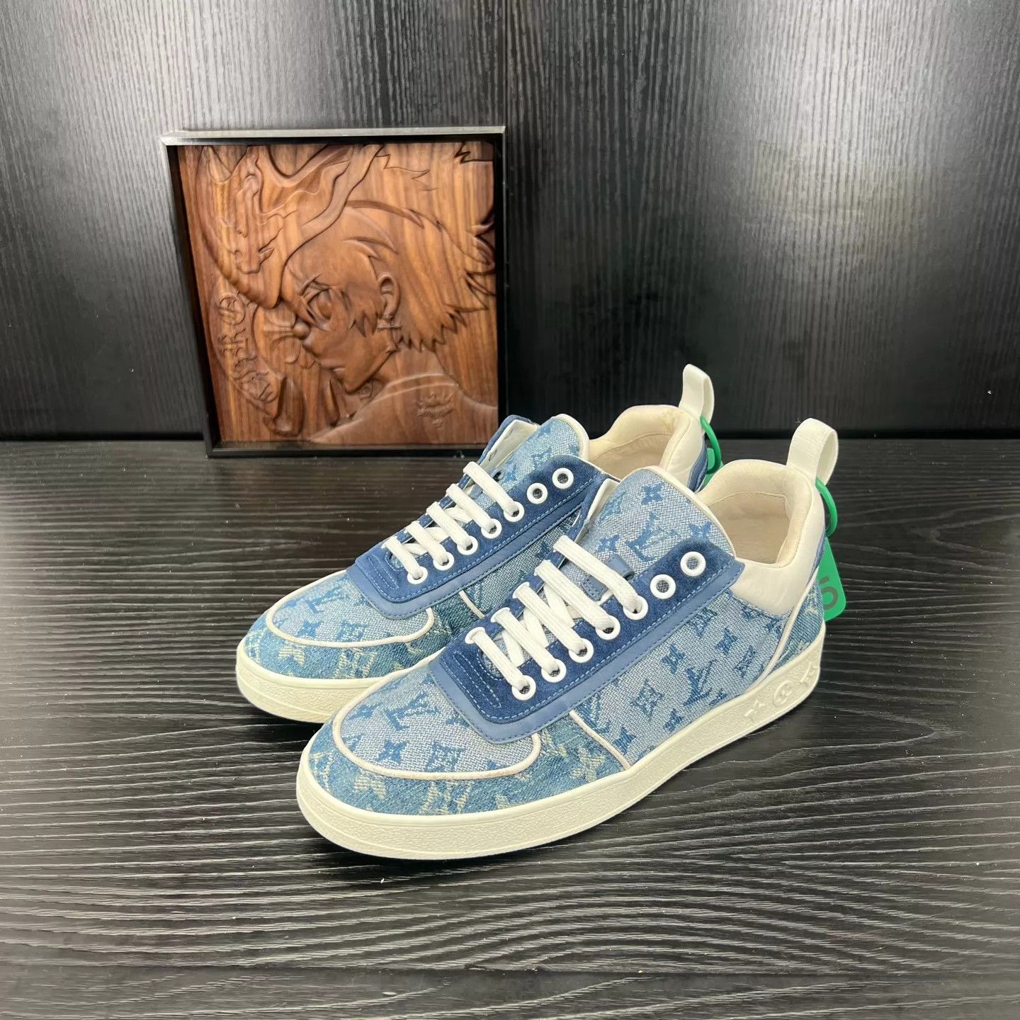 Louis Vuitton LV Boombox Denim Blue 37 Size US 6.5 / IT 36.5 - 1 Thumbnail