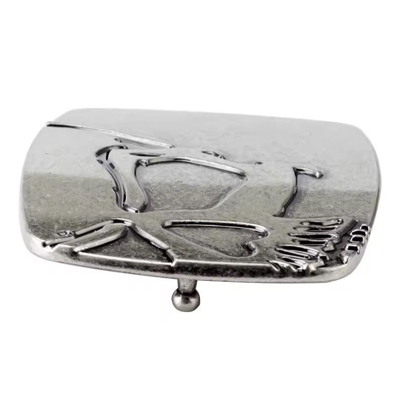 Other Skull Alloy Square Skeleton Belt Buckle Size ONE SIZE - 3 Thumbnail
