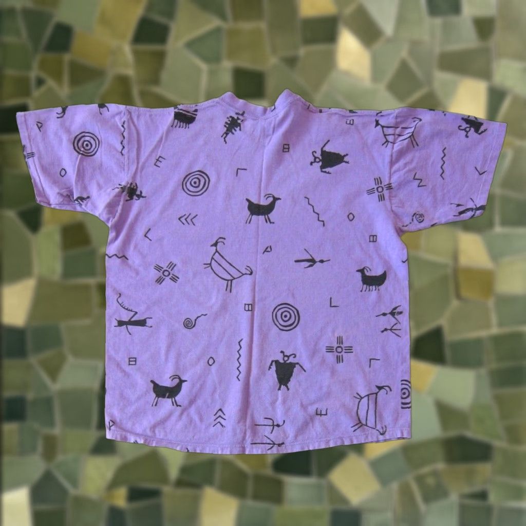 Vintage VINTAGE SDI T-Shirt Men Large Mock Neck Purple Goat 100% Cotton Shirt Men Large Purple Goat Vintage SDI Mock Neck T-Shirt Size US L / EU 52-54 / 3 - 1 Thumbnail