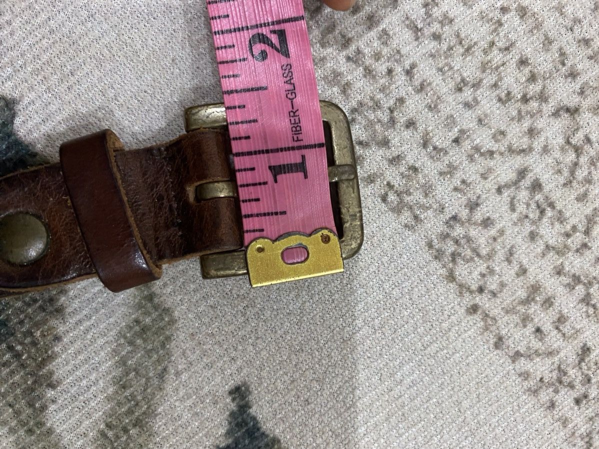Leather Japanese Brand Leather Buckle Belt Size ONE SIZE - 8 Thumbnail