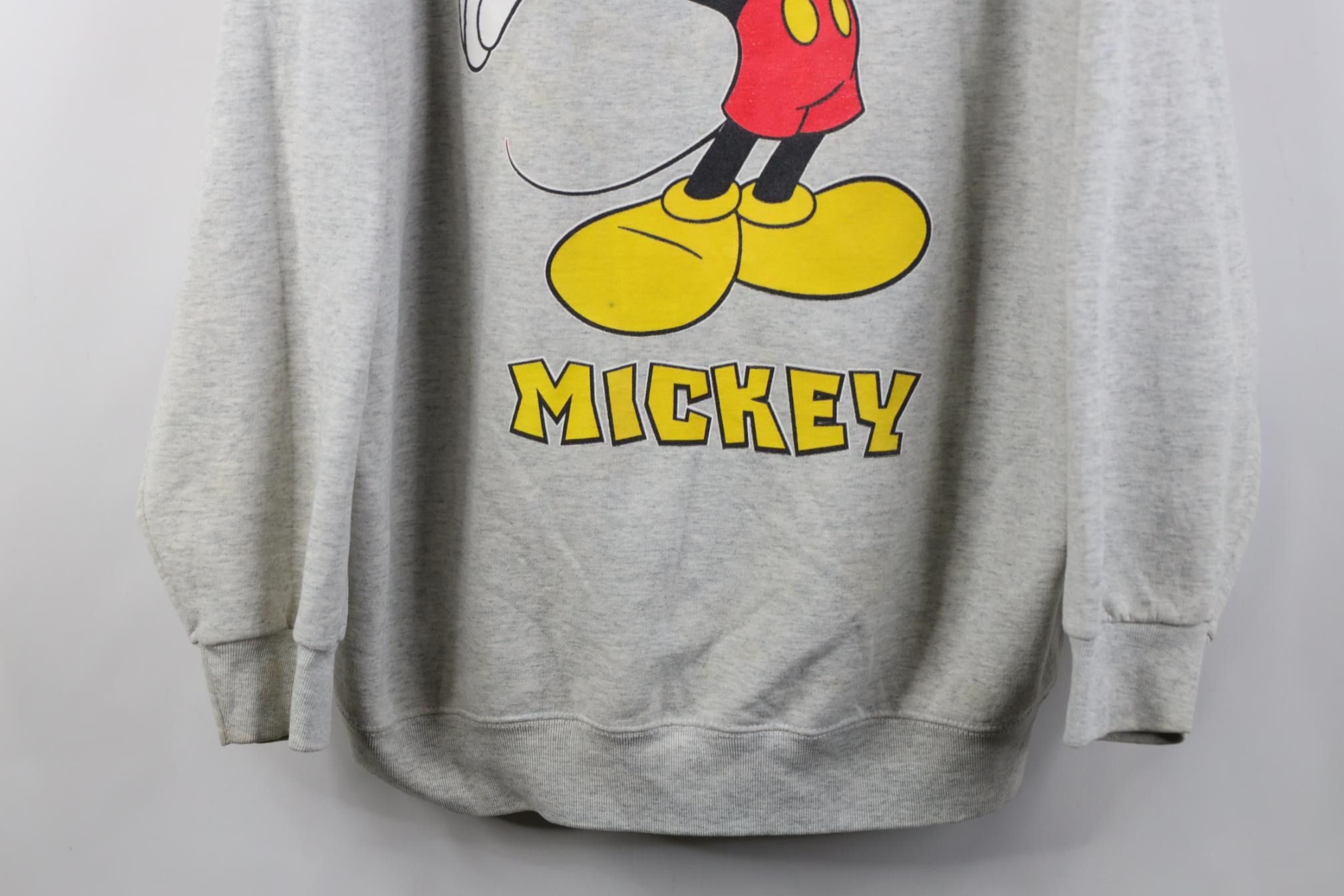 Disney Vintage 90s Disney Mickey Mouse Crewneck Sweatshirt Gray Size XL / US 12-14 / IT 48-50 - 3 Thumbnail