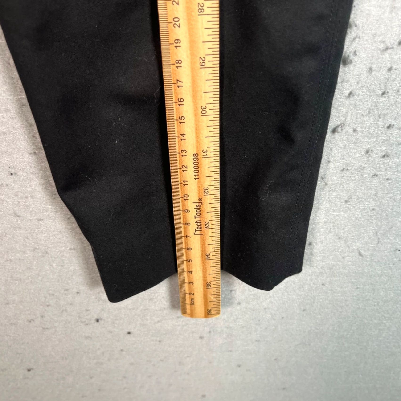Club Monaco Club Monaco Womens Size 10 Black Slim-Fit Pants Viscose Blend Size 32" / US 10 / IT 46 - 6 Thumbnail