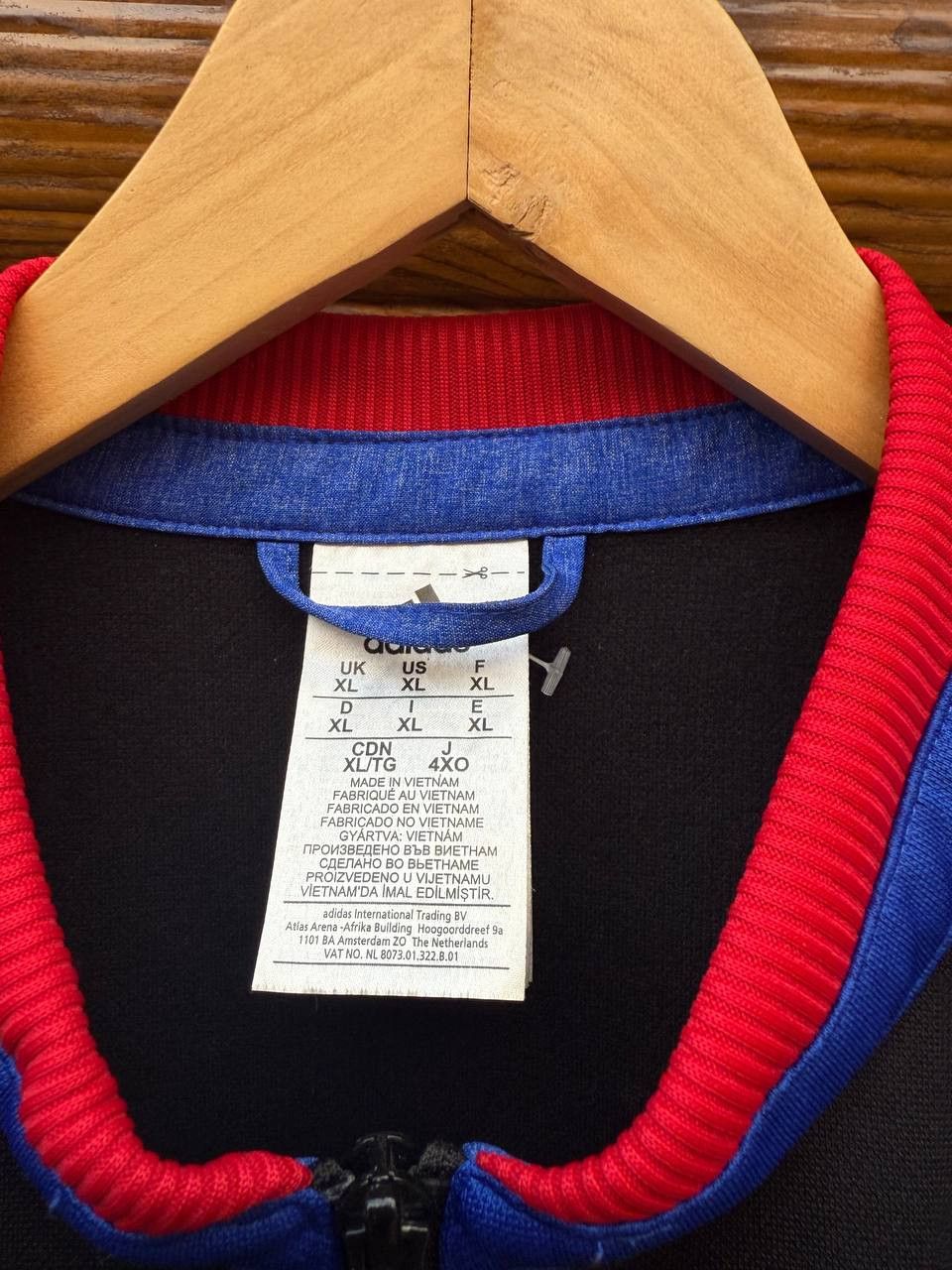 Adidas FC Basel Adidas Football Soccer Jacket Track Black Size XL Size US XL / EU 56 / 4 - 5 Thumbnail