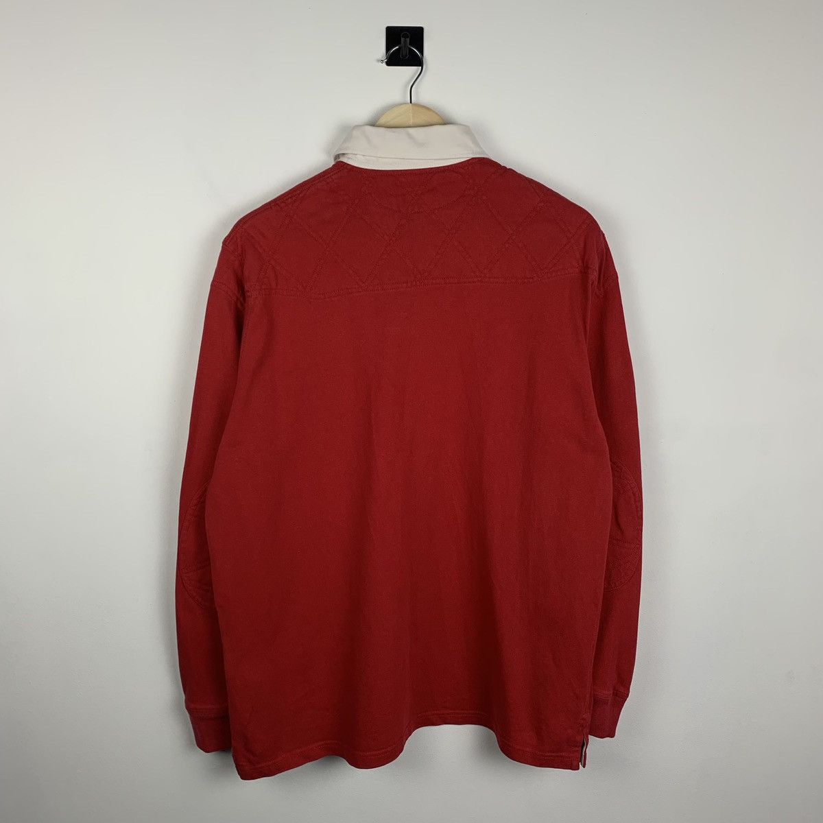 Polo Ralph Lauren Vintage Polo Ralph Lauren Big Logo Rugby Shirt Size M Red Size US M / EU 48-50 / 2 - 11 Thumbnail