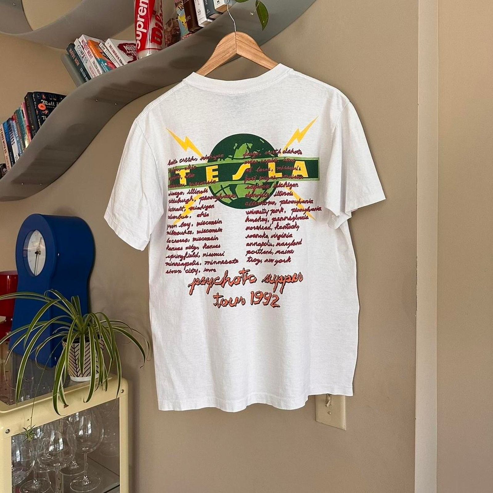 Band Tees × Vintage Vintage 1992 Tesla Band Shirt Size US L / EU 52-54 / 3 - 5 Thumbnail