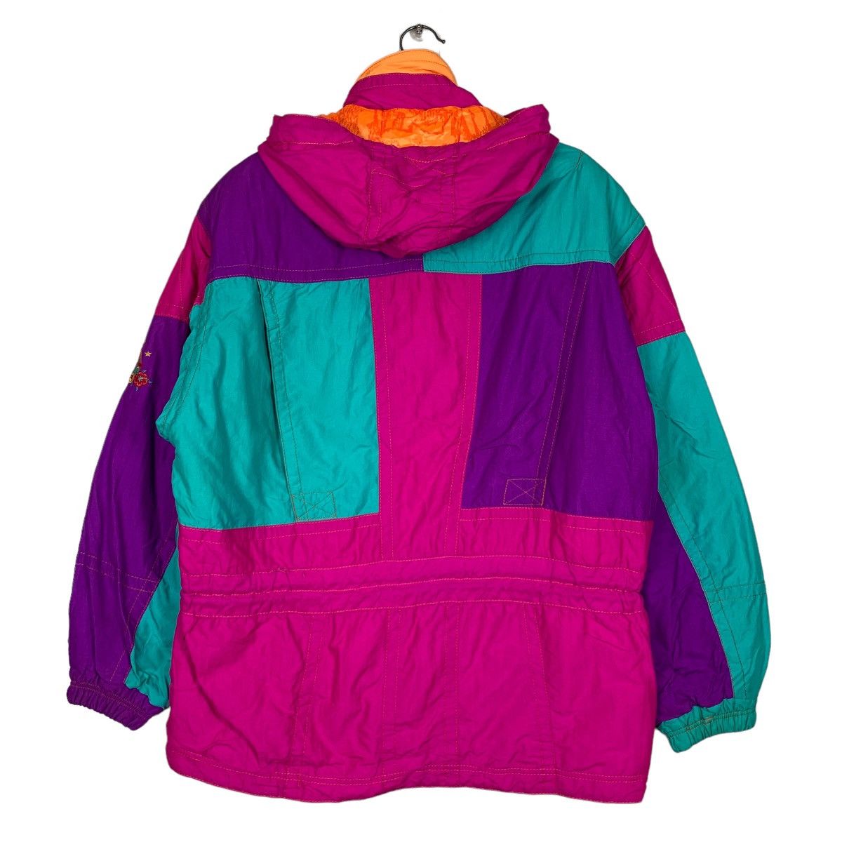 Goldwin GOLDWIN Premier Mix Multicolor Hooded Ski Jacket #0068-C4 Size US L / EU 52-54 / 3 - 8 Thumbnail