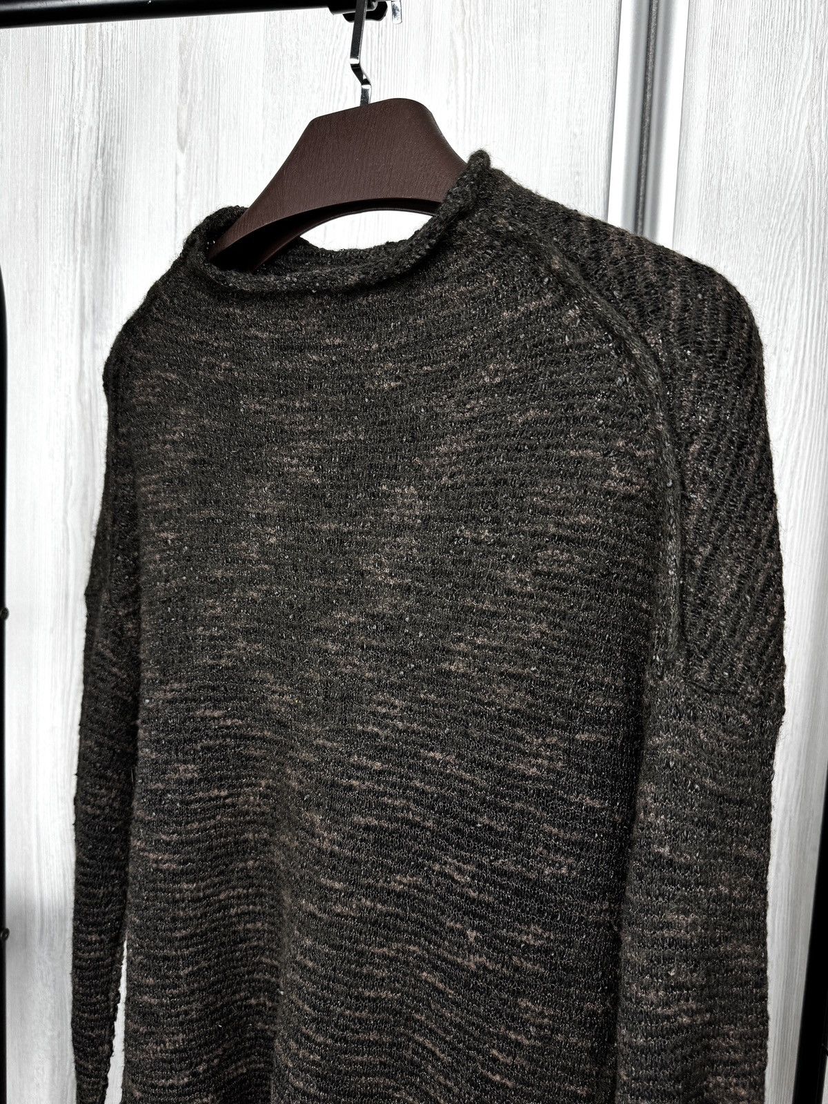 Transit Transit Par-such brown oversized avant garde knitted sweater Size M / US 6-8 / IT 42-44 - 5 Thumbnail