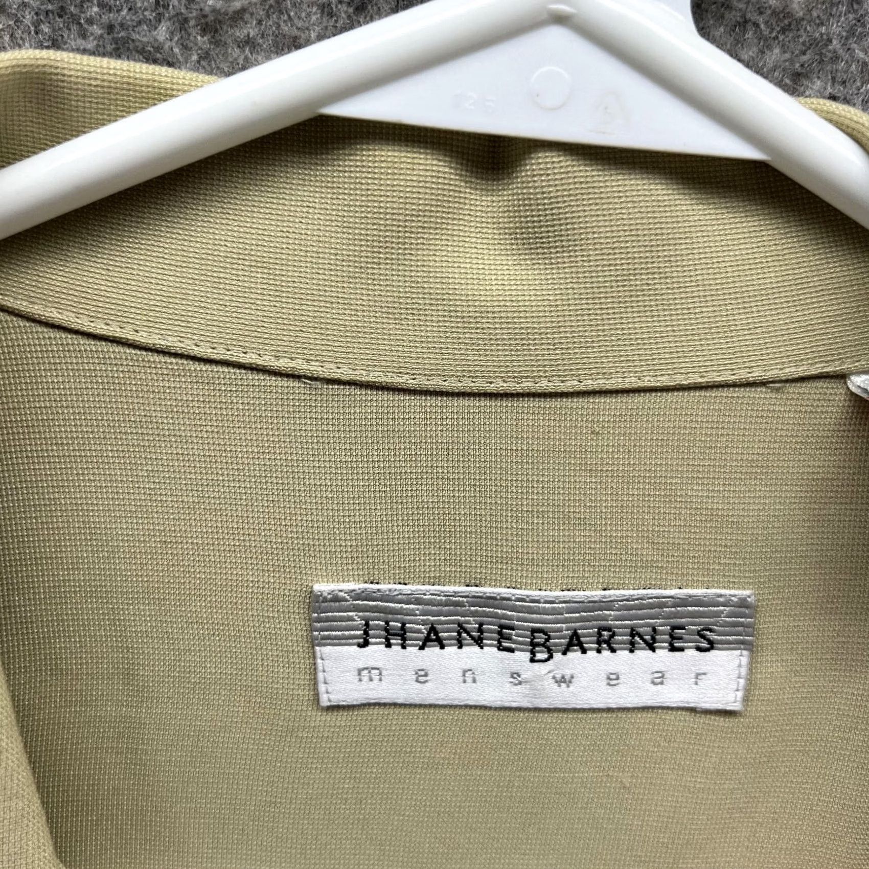 Vintage VINTAGE Jhane Barnes Shirt Men L Khaki Casual Tan Beige Button Down Preppy Silk Size US L / EU 52-54 / 3 - 5 Thumbnail