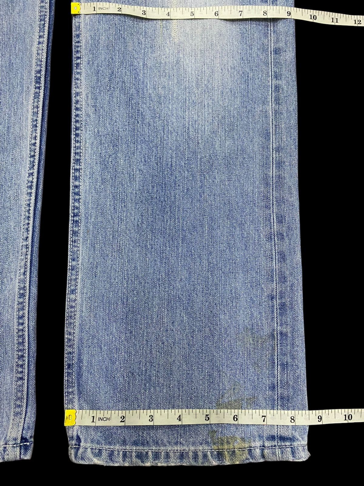 Tommy Hilfiger Vintage Tommy Jean Embroidered Faded Distressed Loose Jeans Size US 36 / EU 52 - 20 Thumbnail