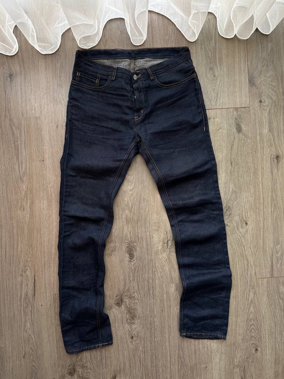Freitag × Vintage Vintage Freitag E 500 Male Denim Blue Linen Pants Size US 31 - 5 Thumbnail
