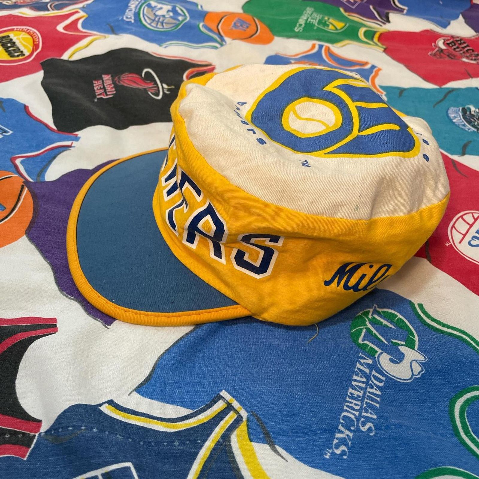 MLB × Vintage Vintage 80s MLB Milwaukee Brewers Baseball Painters Cap Size ONE SIZE - 3 Thumbnail