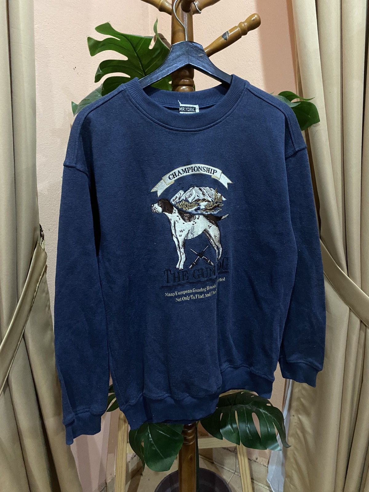 Vintage Vintage MR. YORK “The Gundog Championship Graphic Sweatshirt Size US M / EU 48-50 / 2 - 3 Thumbnail